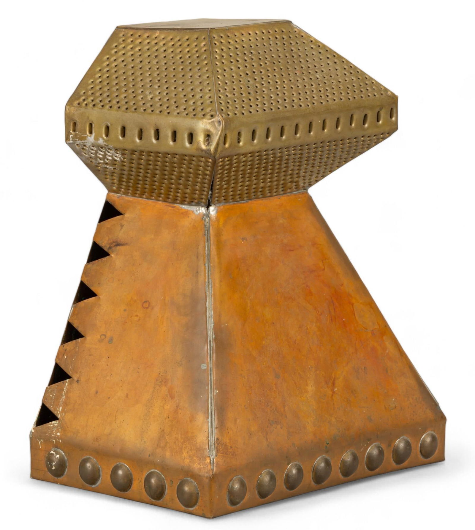 Mid-Century Copper Lamp (1 of 5)