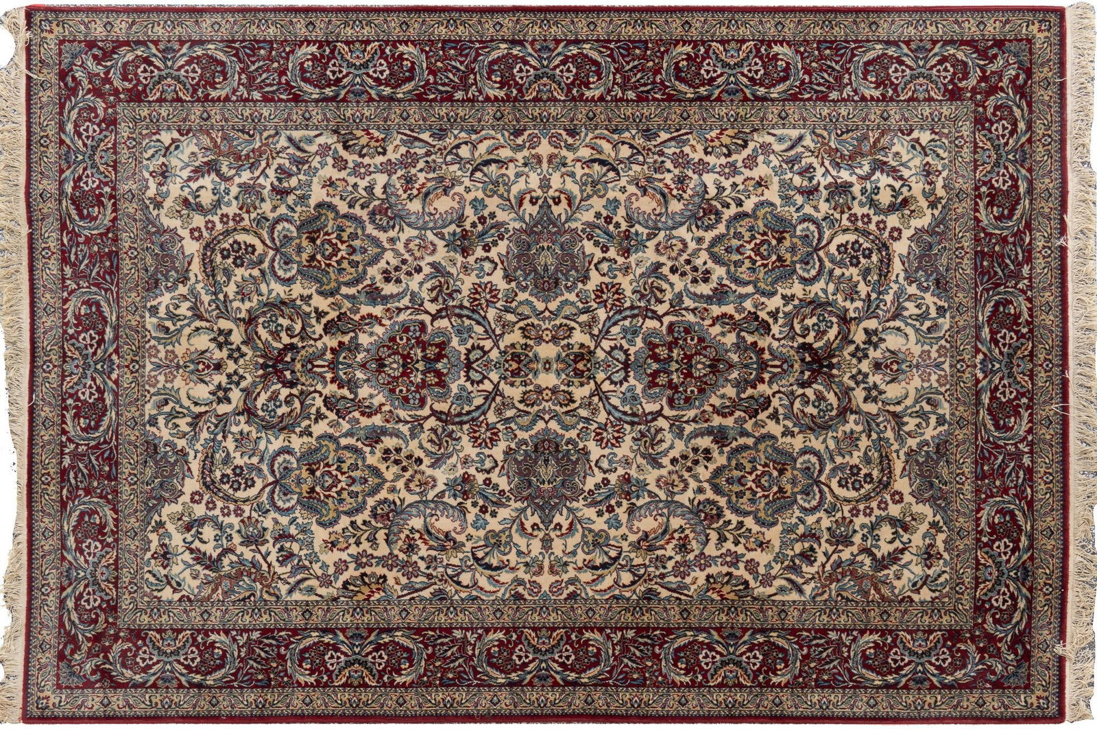 Handwoven Estate Rug, 10 ft. 2 in. x 6 ft. 8 in.: Handwoven estate rug 10 ft. 2 in. x 6 ft. 8 in. Shipping available for this lot through our partner 4CL; please request a shipping quote at shipping@vogtauction.com or 210-971-5750. You may also o