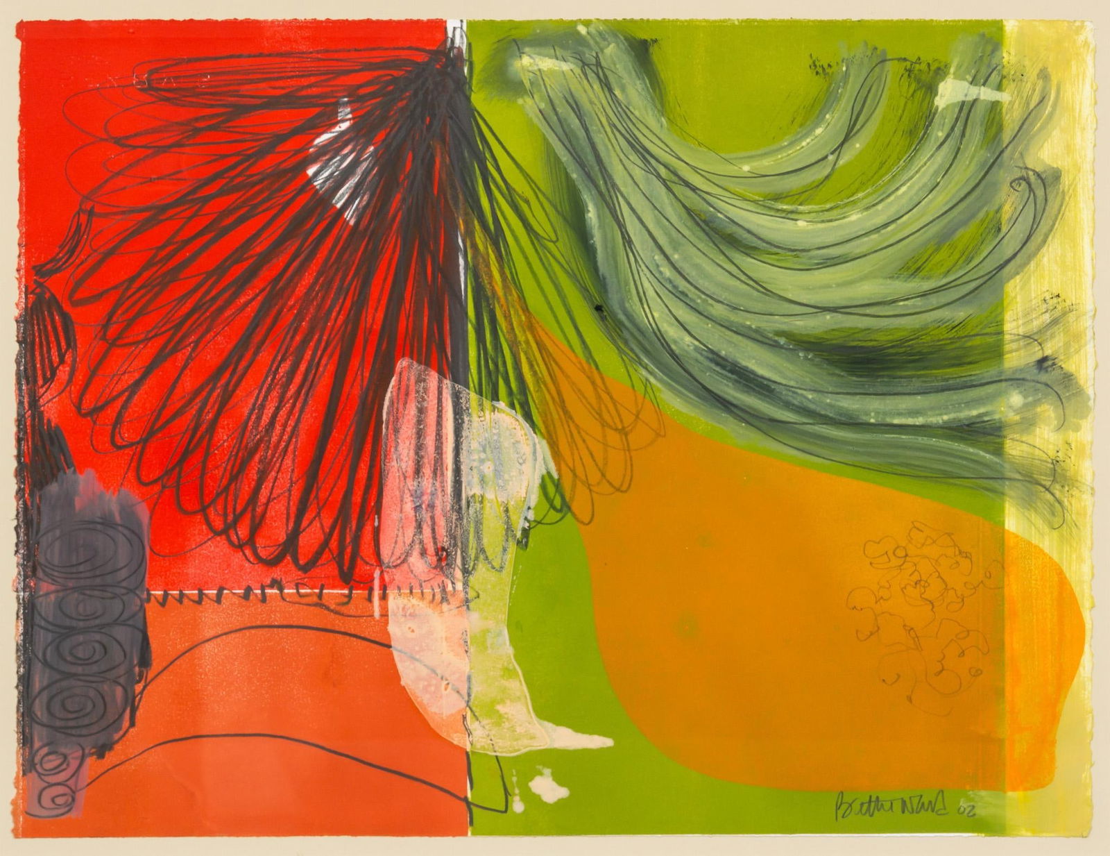 Bettie Ward, Abstract Mixed Media, 2002 (1 of 4)