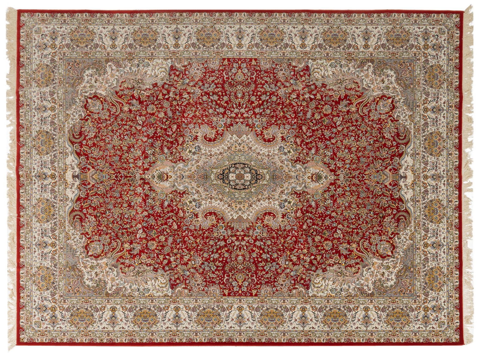 Estate Rug, 9 ft. x 12 ft.: Estate rug 9 ft. x 12 ft. Shipping available for this lot through our partner 4CL; please request a shipping quote at shipping@vogtauction.com or 210-971-5750. You may also opt for a shipper of yo