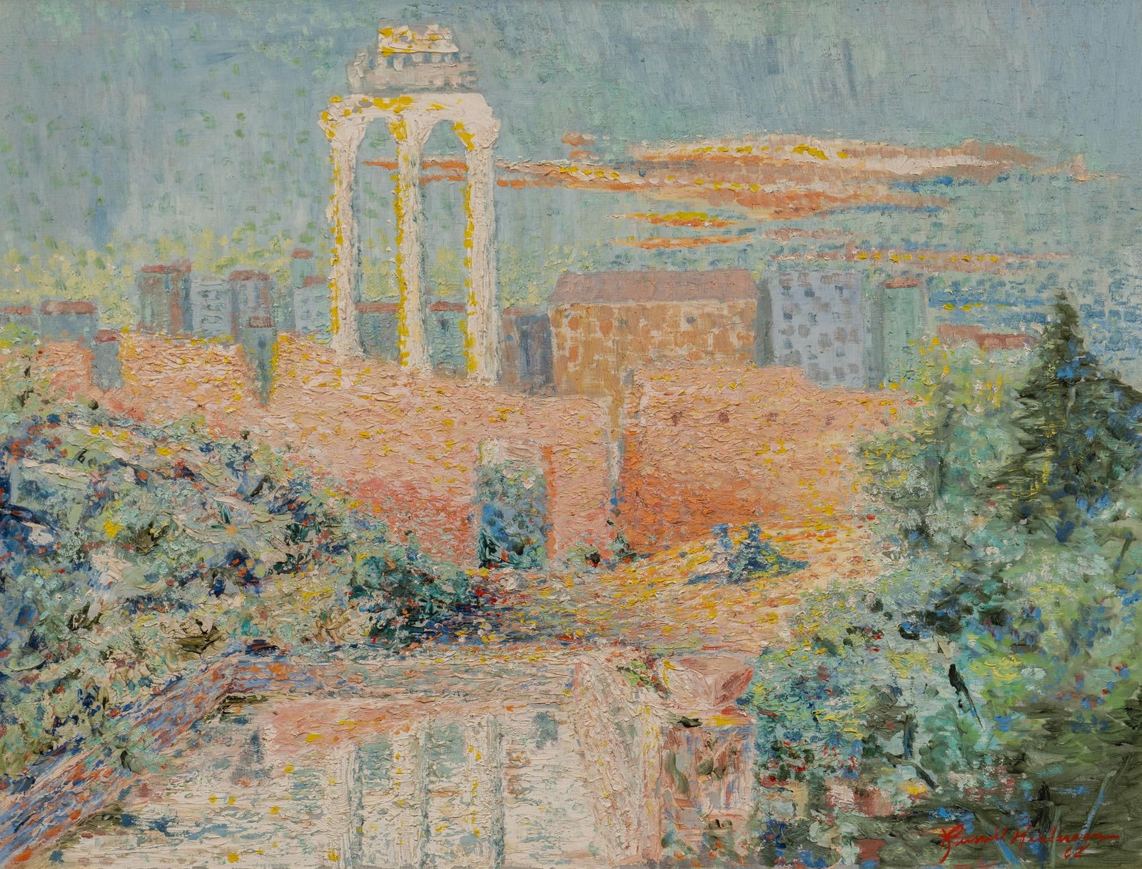 Ronald Henderson, View of the Roman Forum, 1962 (1 of 5)