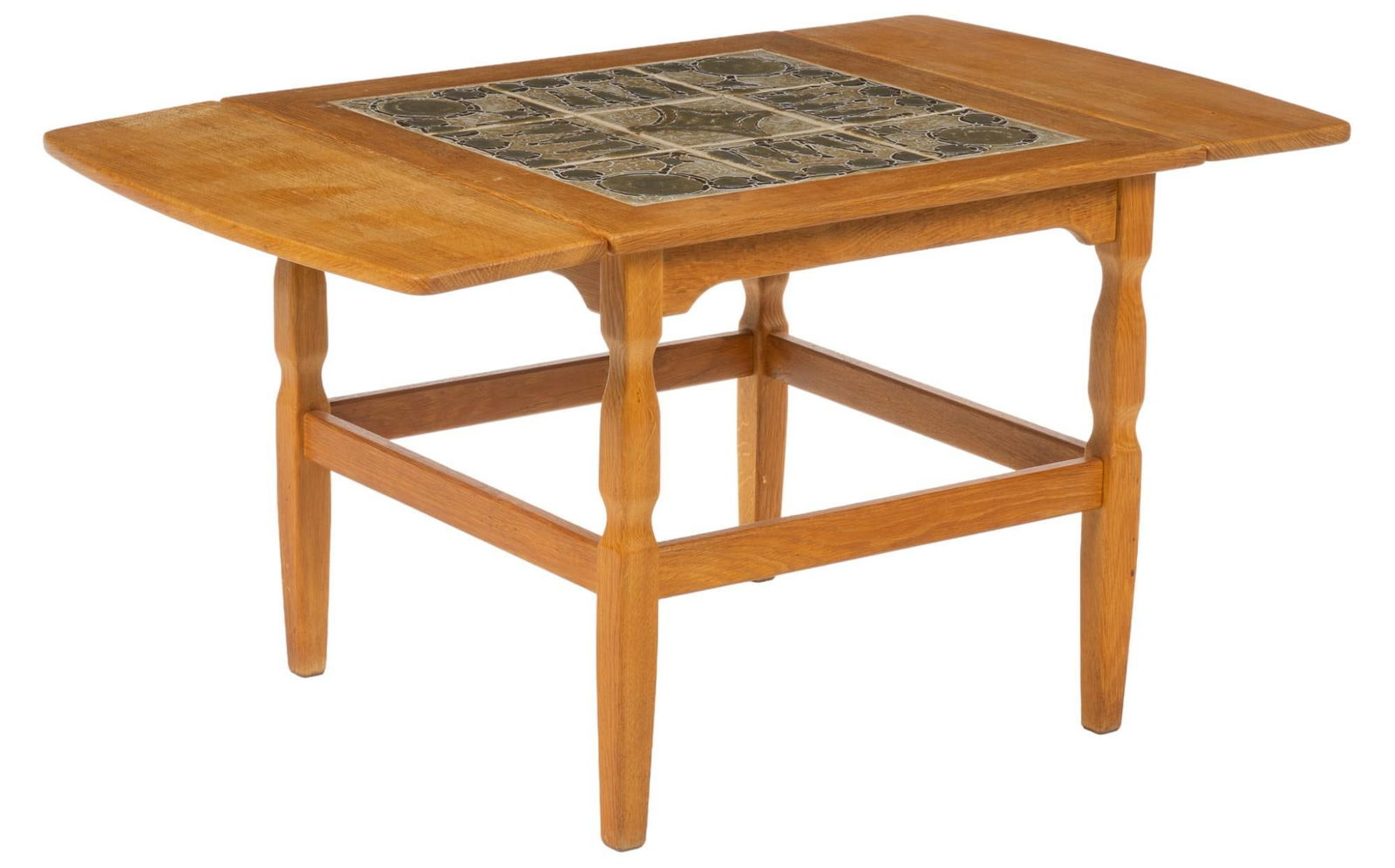 Danish Mid-Century Tiled Drop Leaf Table (1 of 7)