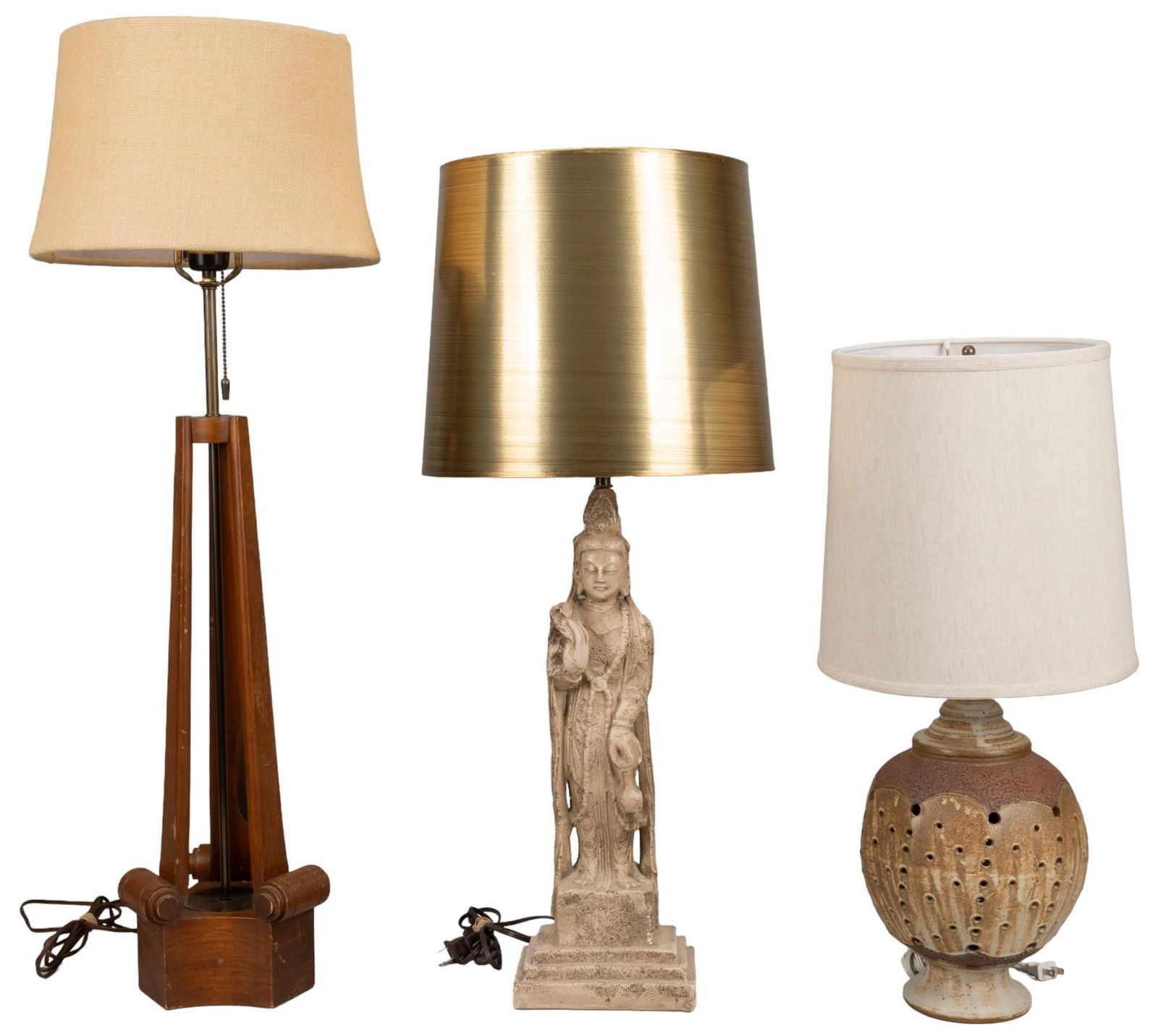 (3) Mid-Century Style Lamps (1 of 11)