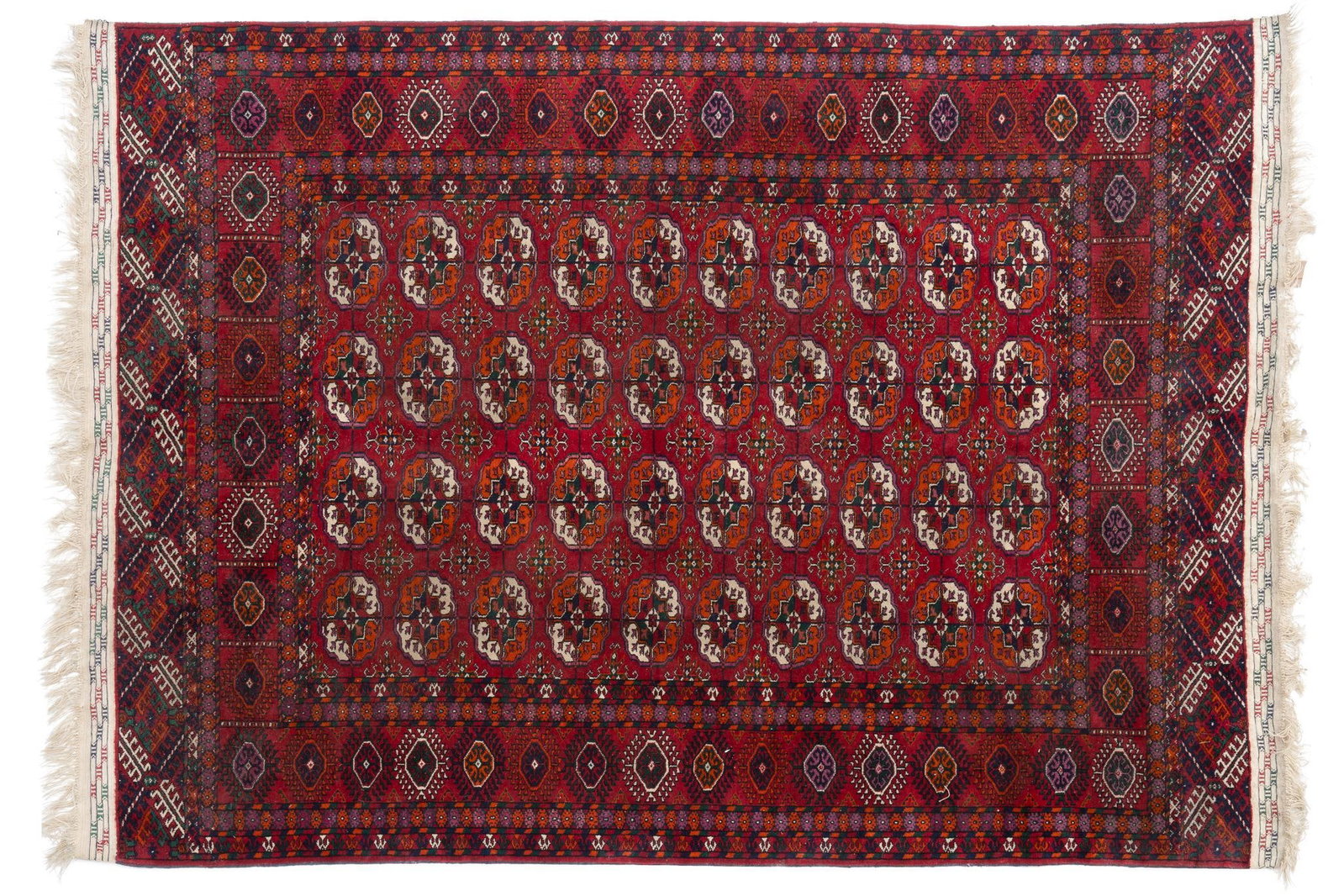 Estate Rug, 7 ft. 10 in. x 5 ft. 3 in.: Estate rug 7 ft. 10 in. x 5 ft. 3 in. Shipping available for this lot through our partner 4CL; please request a shipping quote at shipping@vogtauction.com or 210-971-5750. You may also opt for a s