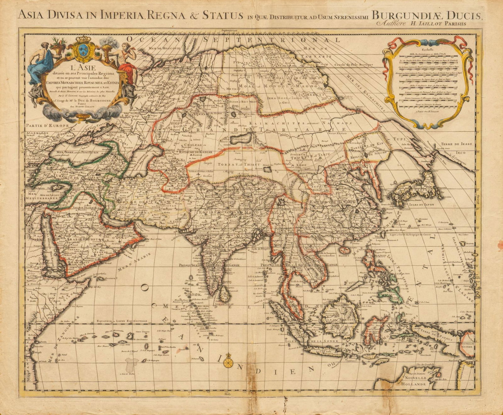 French Antique Map of Asia (1 of 6)