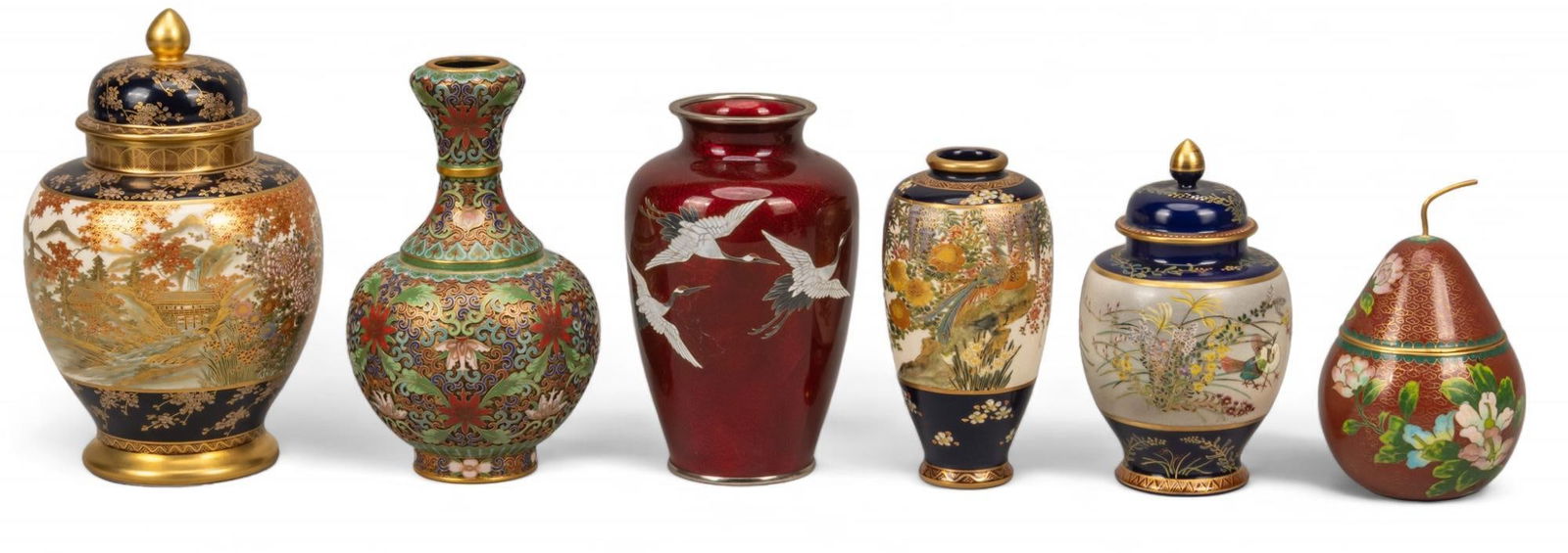 Collection of (6) Asian Ceramics (1 of 12)