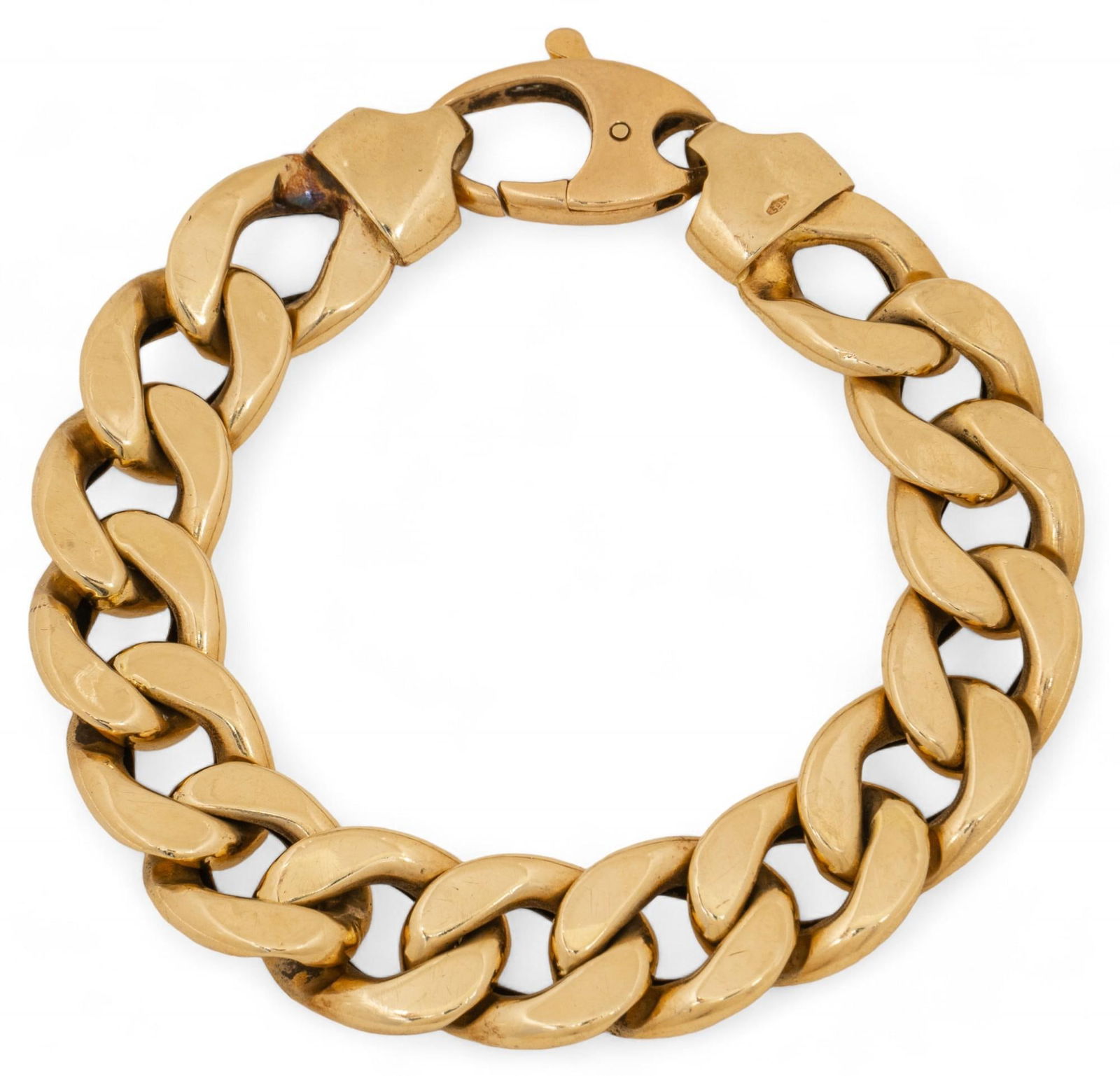 14K Curb Chain Bracelet (1 of 4)