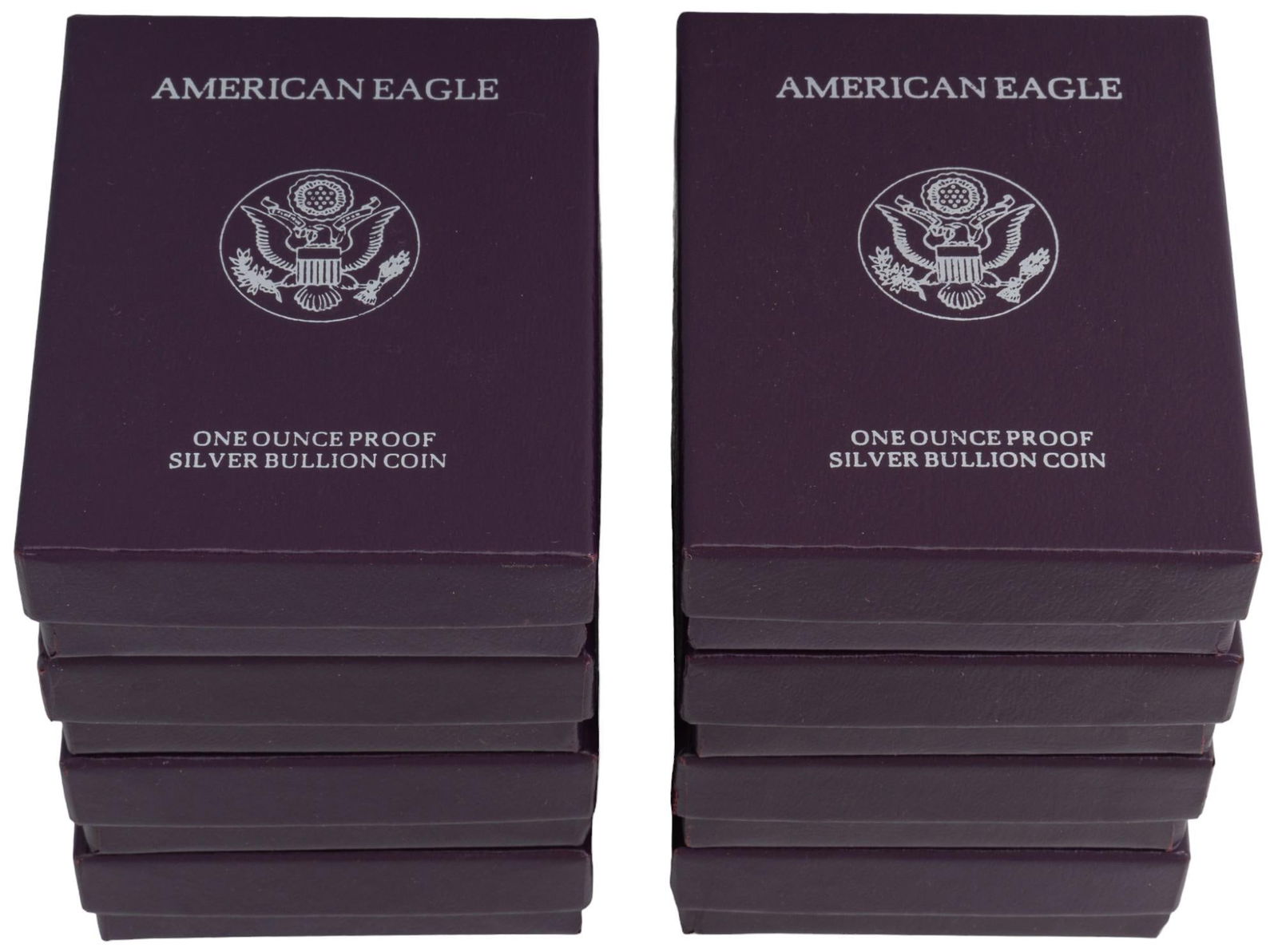 Set of (8) American Eagle Silver Dollars (1 of 5)