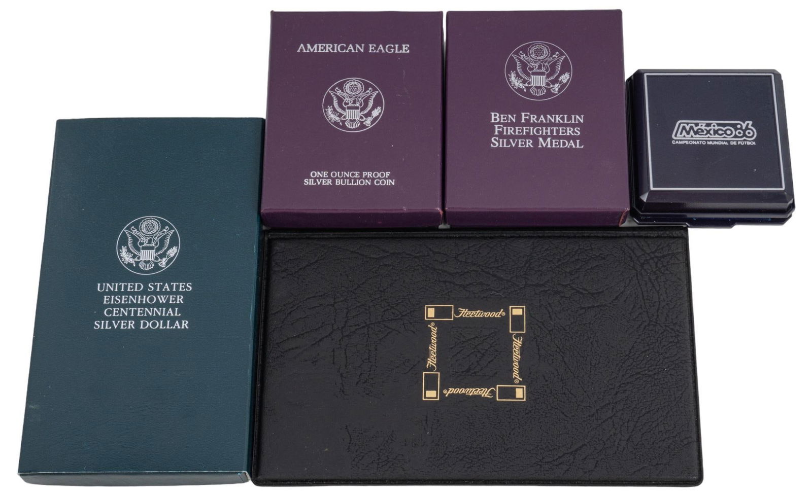 Set of (5) Commemorative Silver Coins (1 of 20)