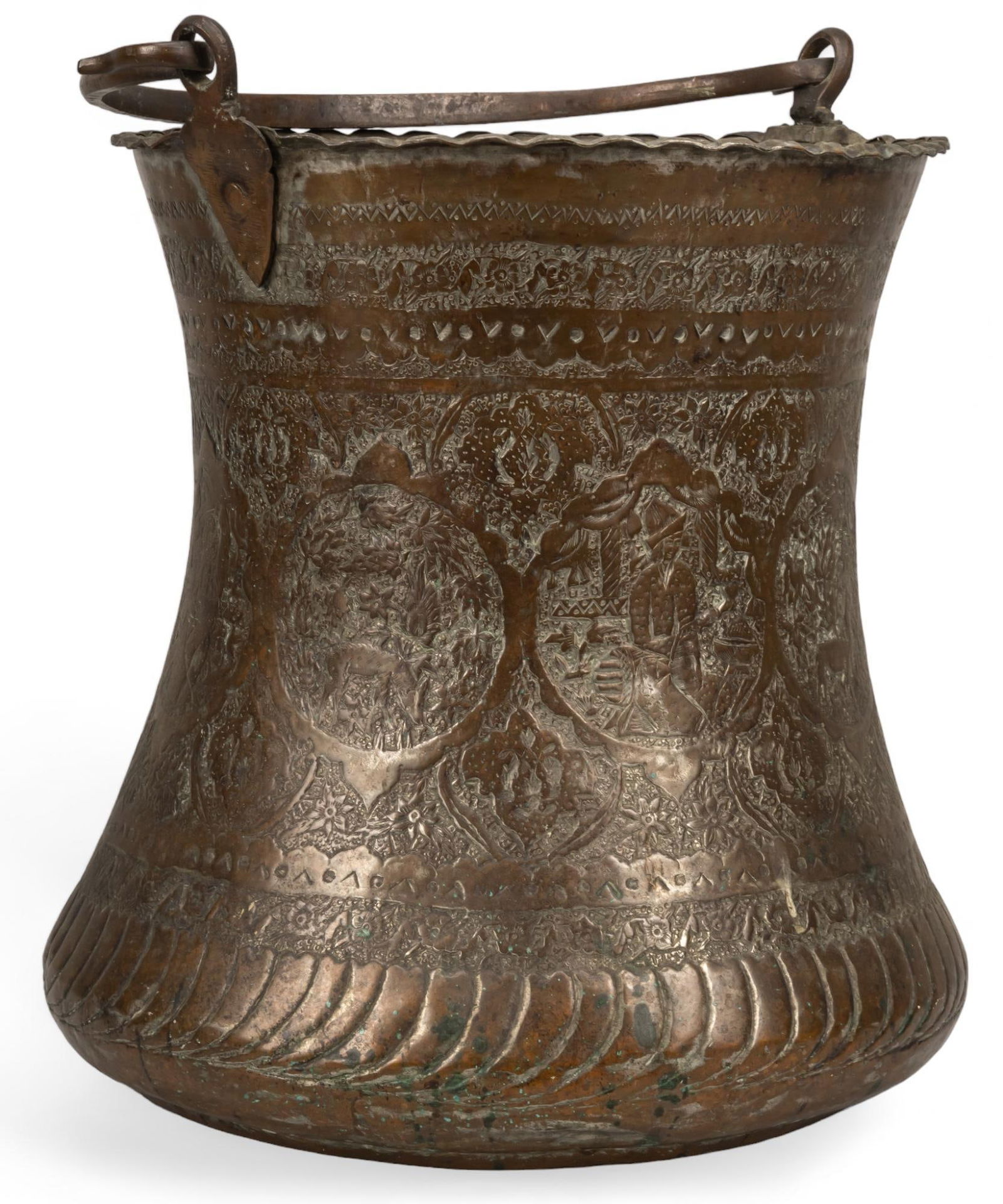 18th C. Safavid Copper Bucket (1 of 6)