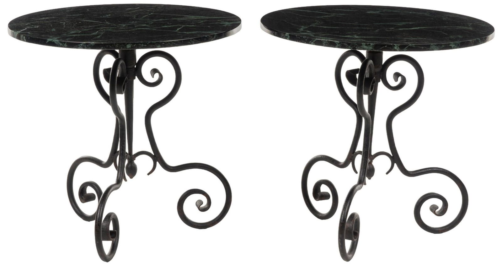 Pair of Marble Side Tables (1 of 7)