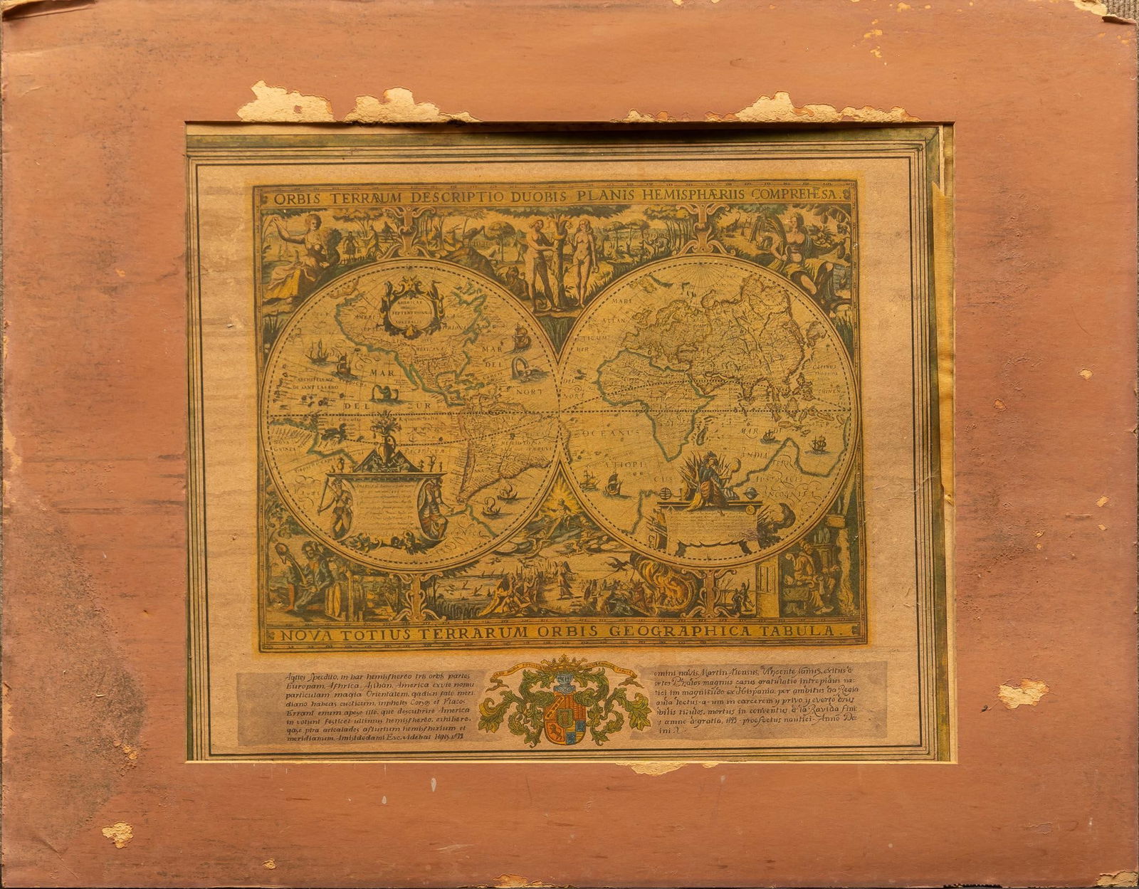1632 Orbis Terrarum World Map (1 of 7)