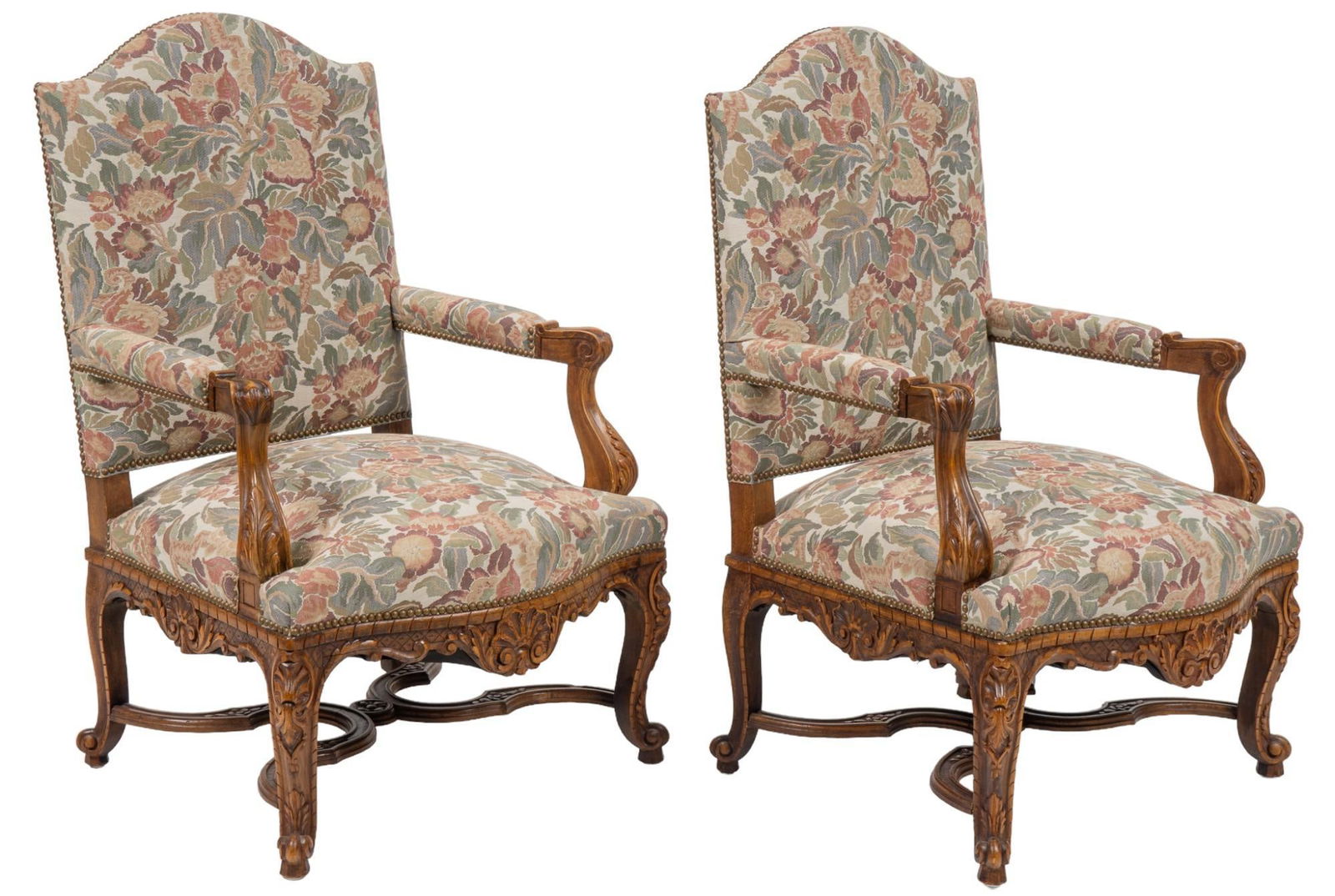 Pair of Jacobean Style Hall Cairs (1 of 8)