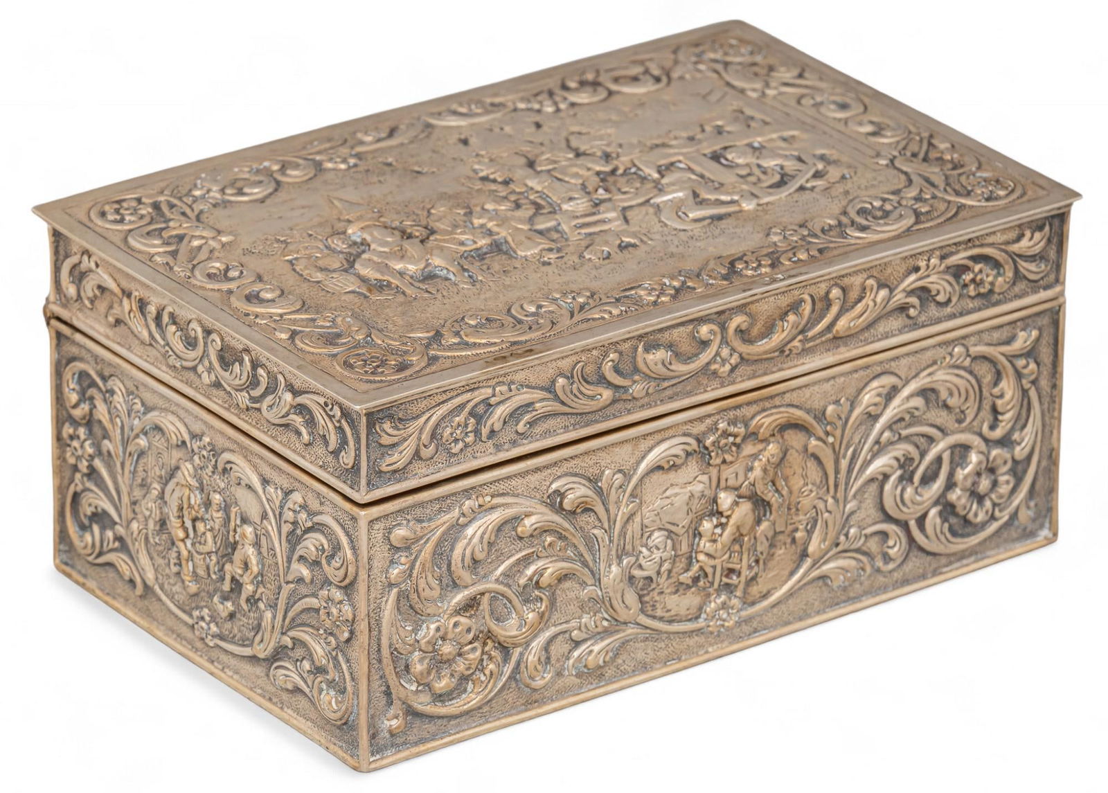 English Sterling Repousse Box (1 of 6)