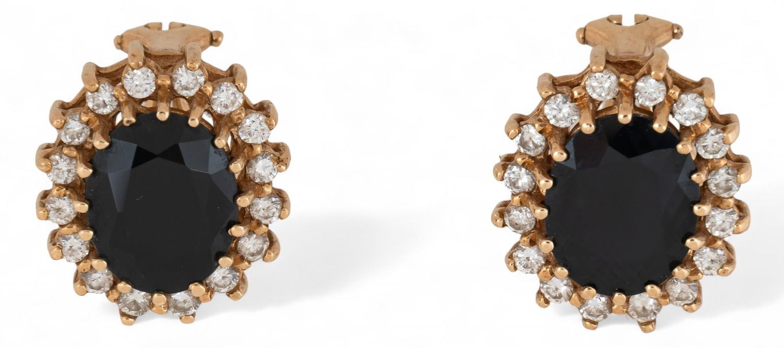 14K Topaz and Diamond Earrings (1 of 6)