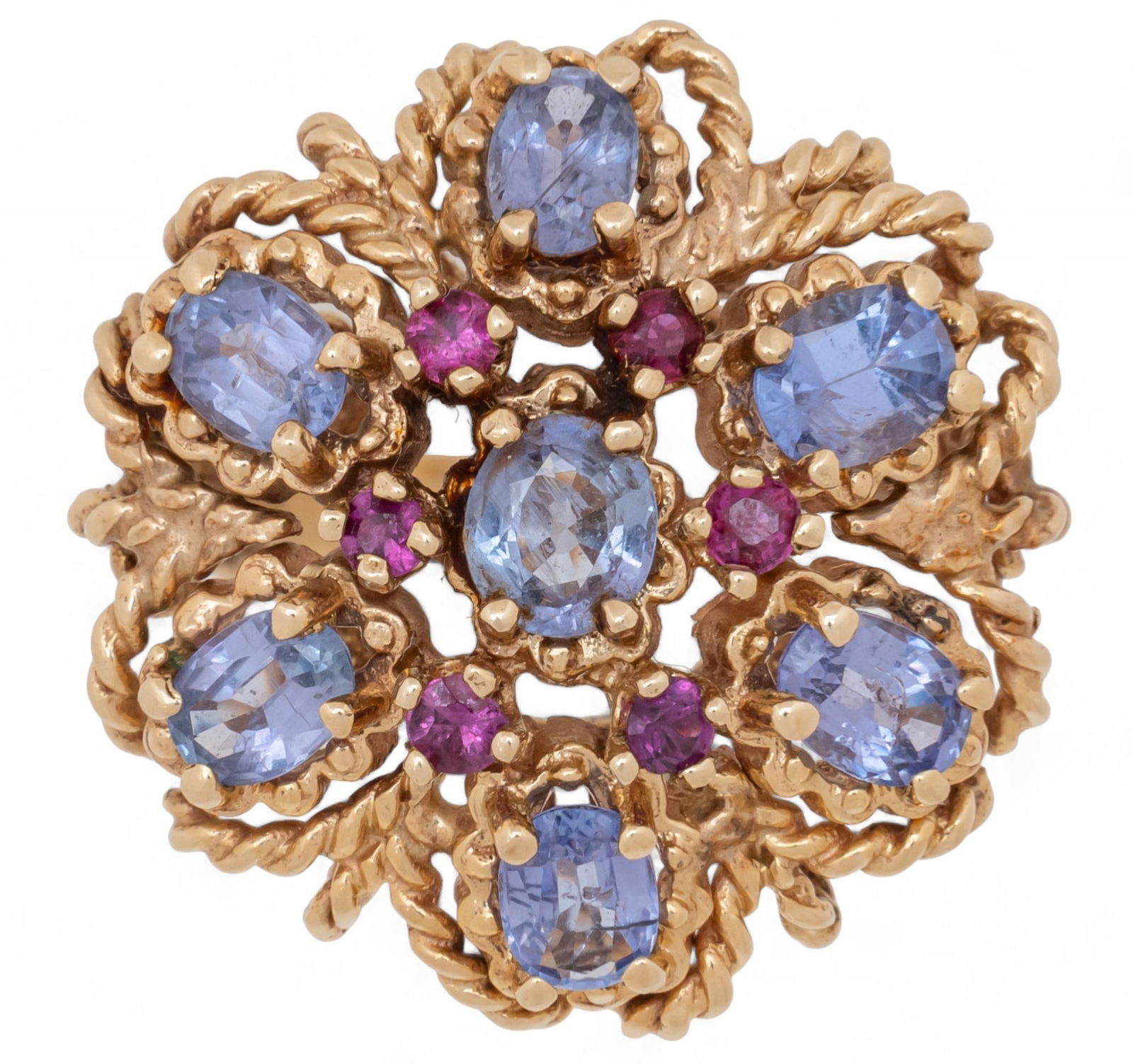 14K Tanzanite and Ruby Ring (1 of 4)