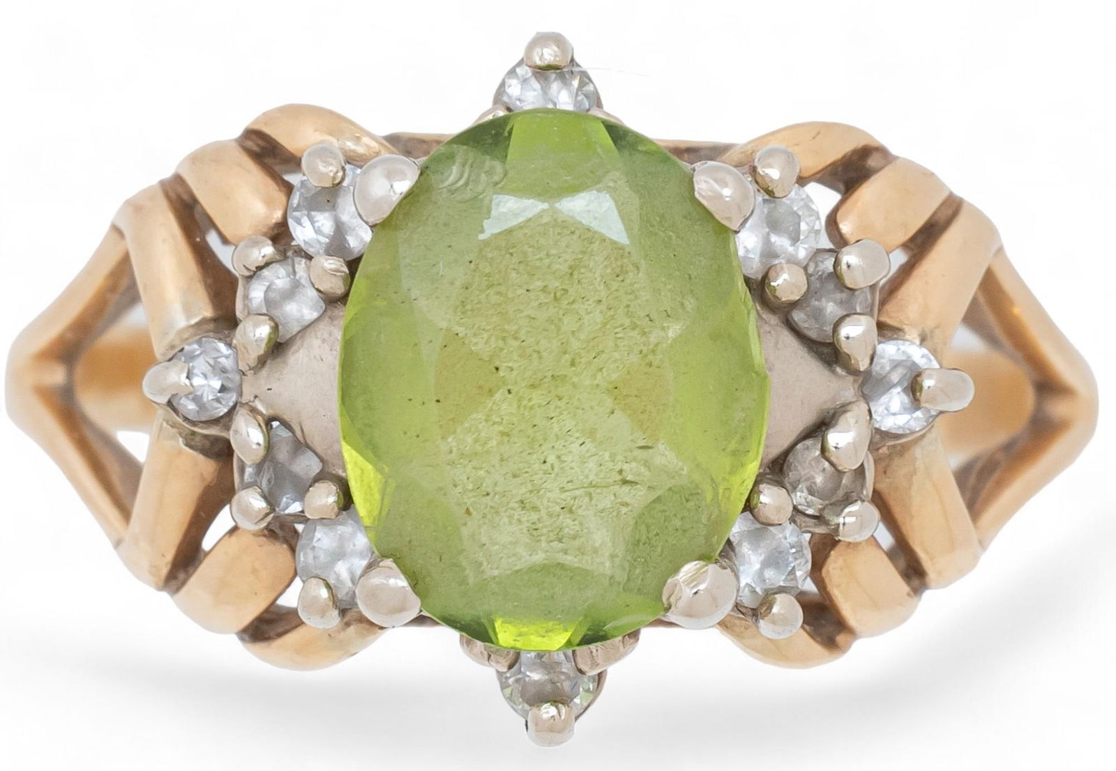 14K Citrine and Diamond Ring (1 of 4)