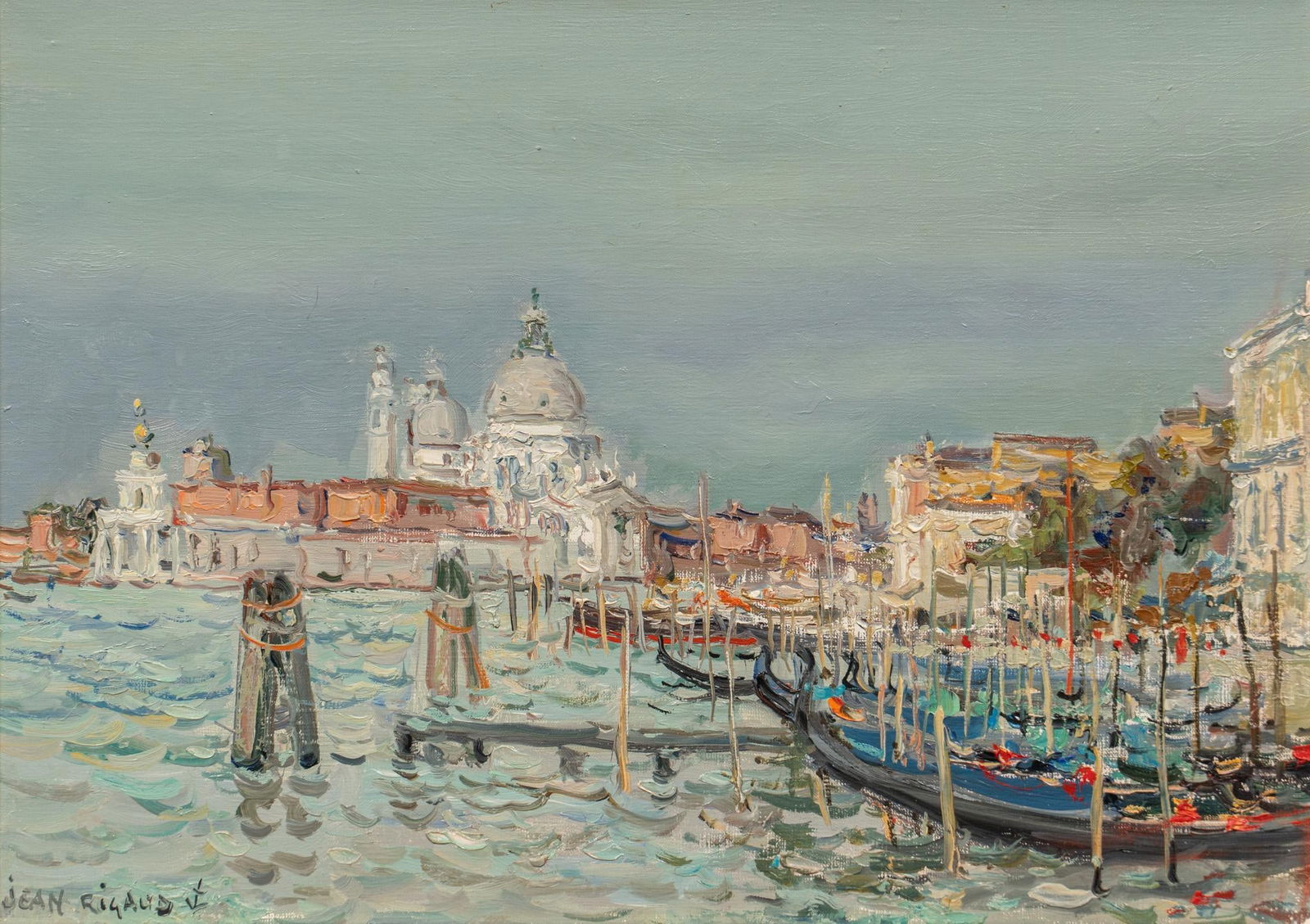Jean Rigaud, "Venise: La Dogana et La Salute", 1982 (1 of 6)