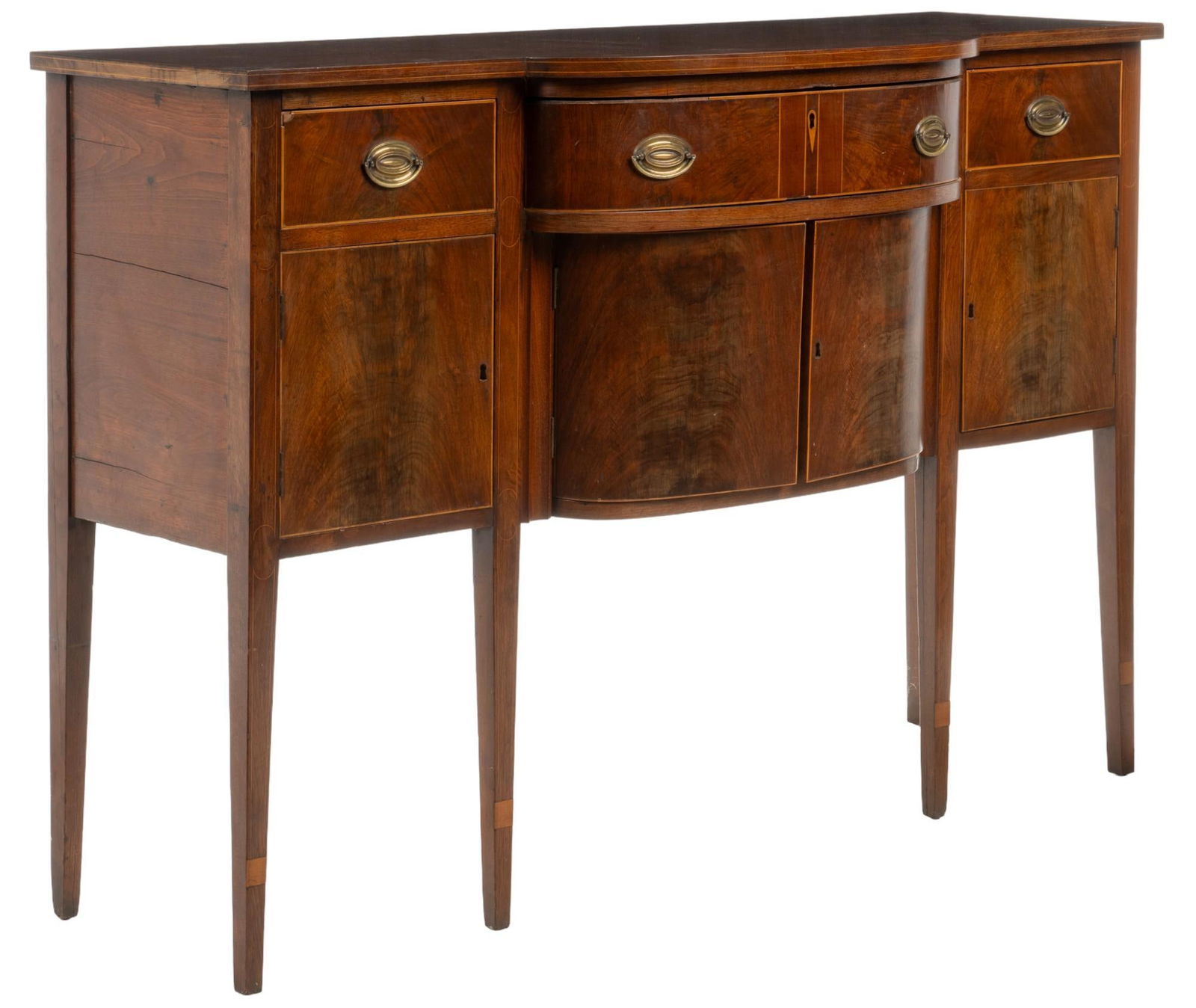 Federal Style Breakfront Buffet (1 of 10)