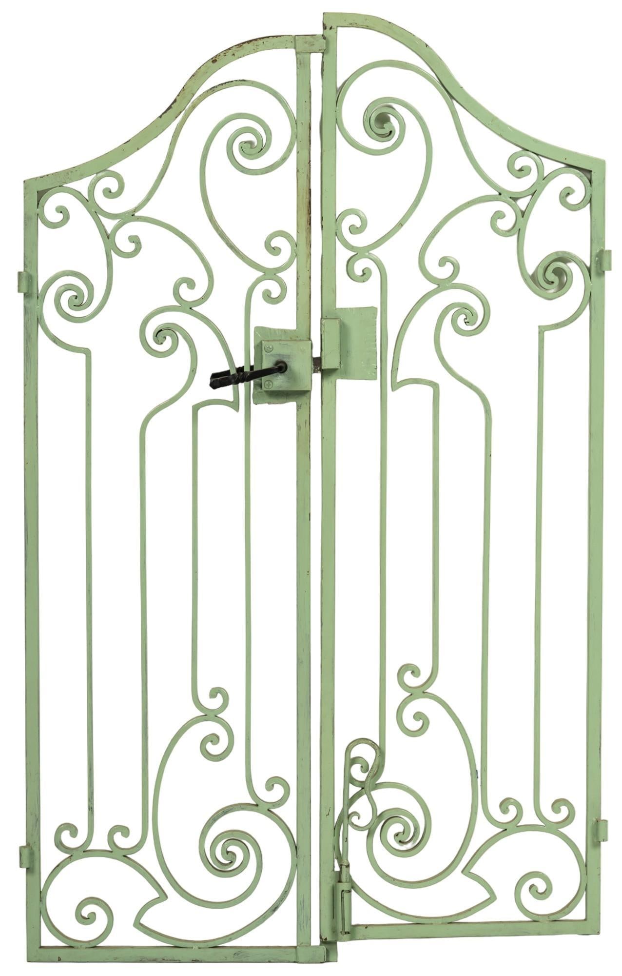 Wrought Iron Garden Gates (1 of 7)