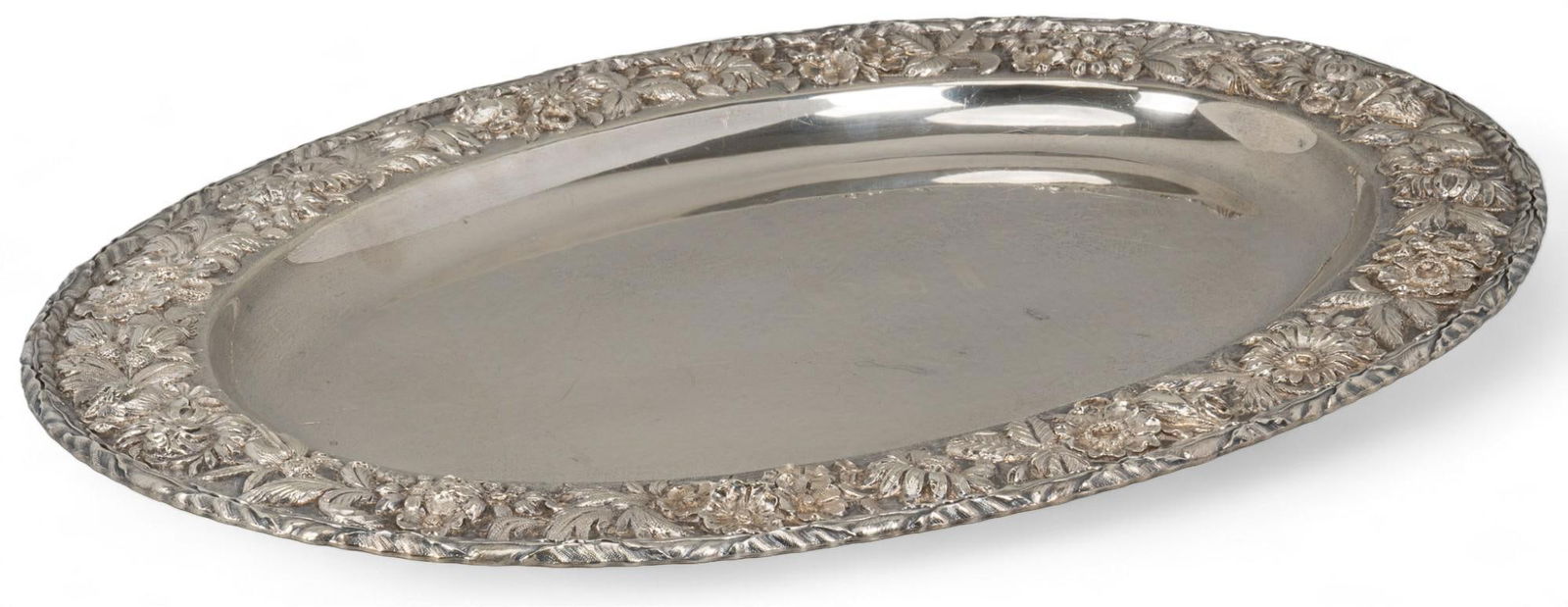 "Repousse" Kirk & Son Sterling Silver Platter (1 of 8)