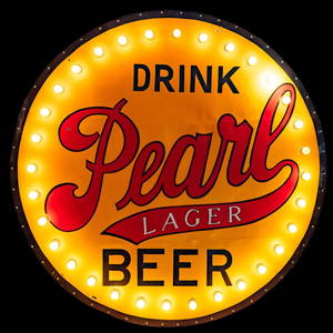 Large Pearl Beer Fantasy Sign