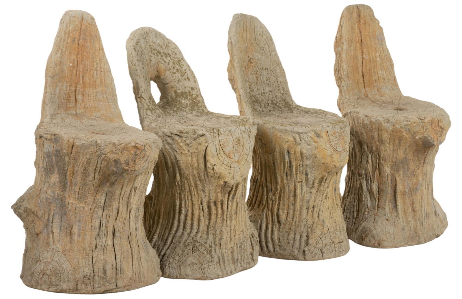 (4) Faux Bois Chairs (1 of 11)