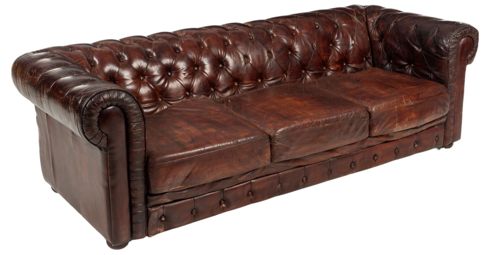 Tufted Leather Sofa (1 of 11)