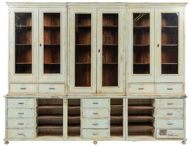 Monumental General Store Display Cabinet