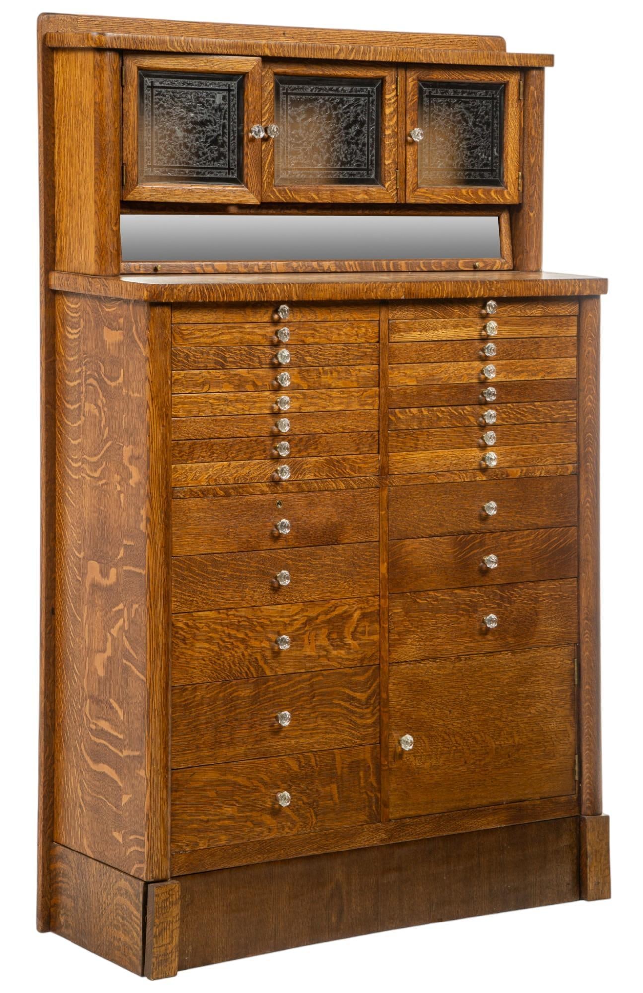Vintage Wooden Dental Cabinet (1 of 9)
