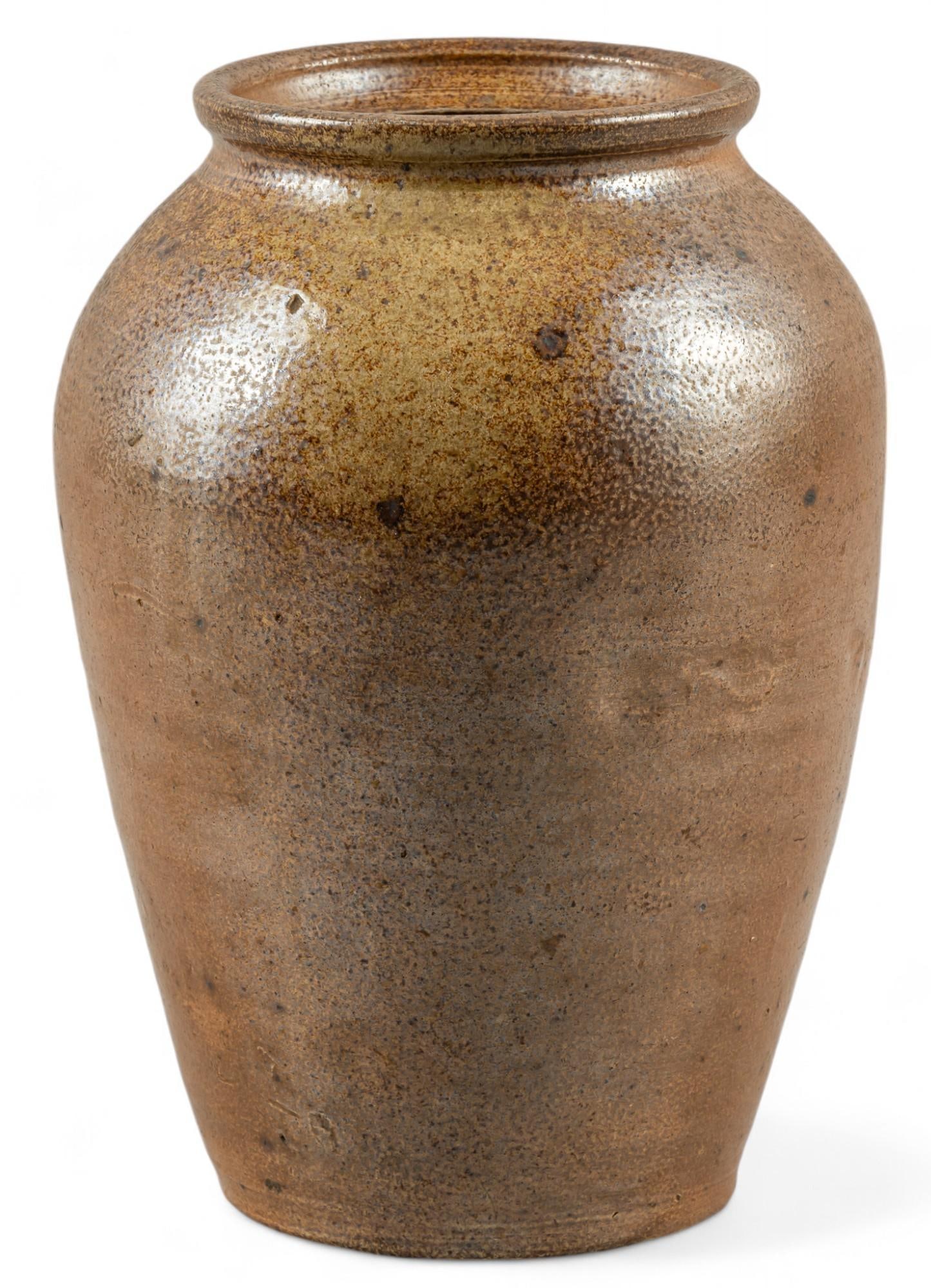 Attributed to Cranston Pottery, Early Texas Stoneware Jar, C. 19th Century (1 of 5)