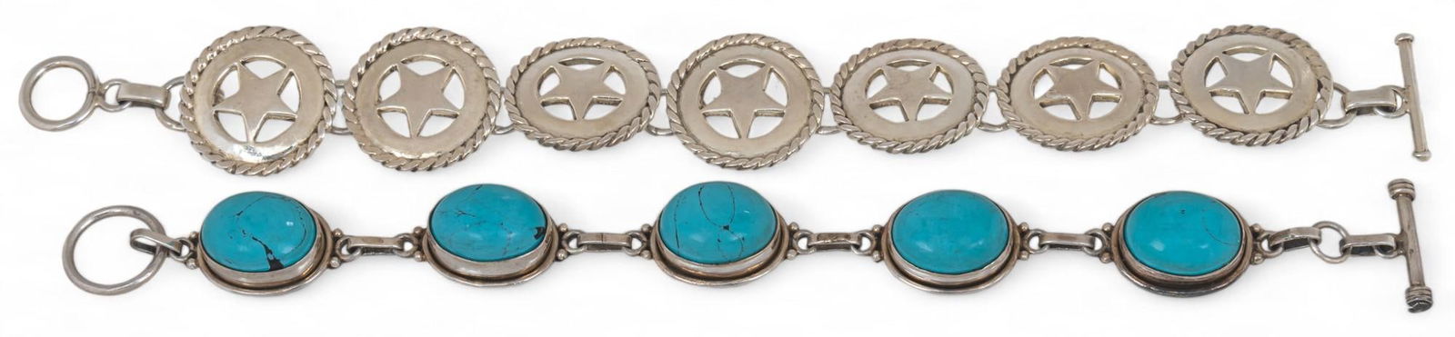 Pair of Sterling Silver Bracelets (1 of 6)