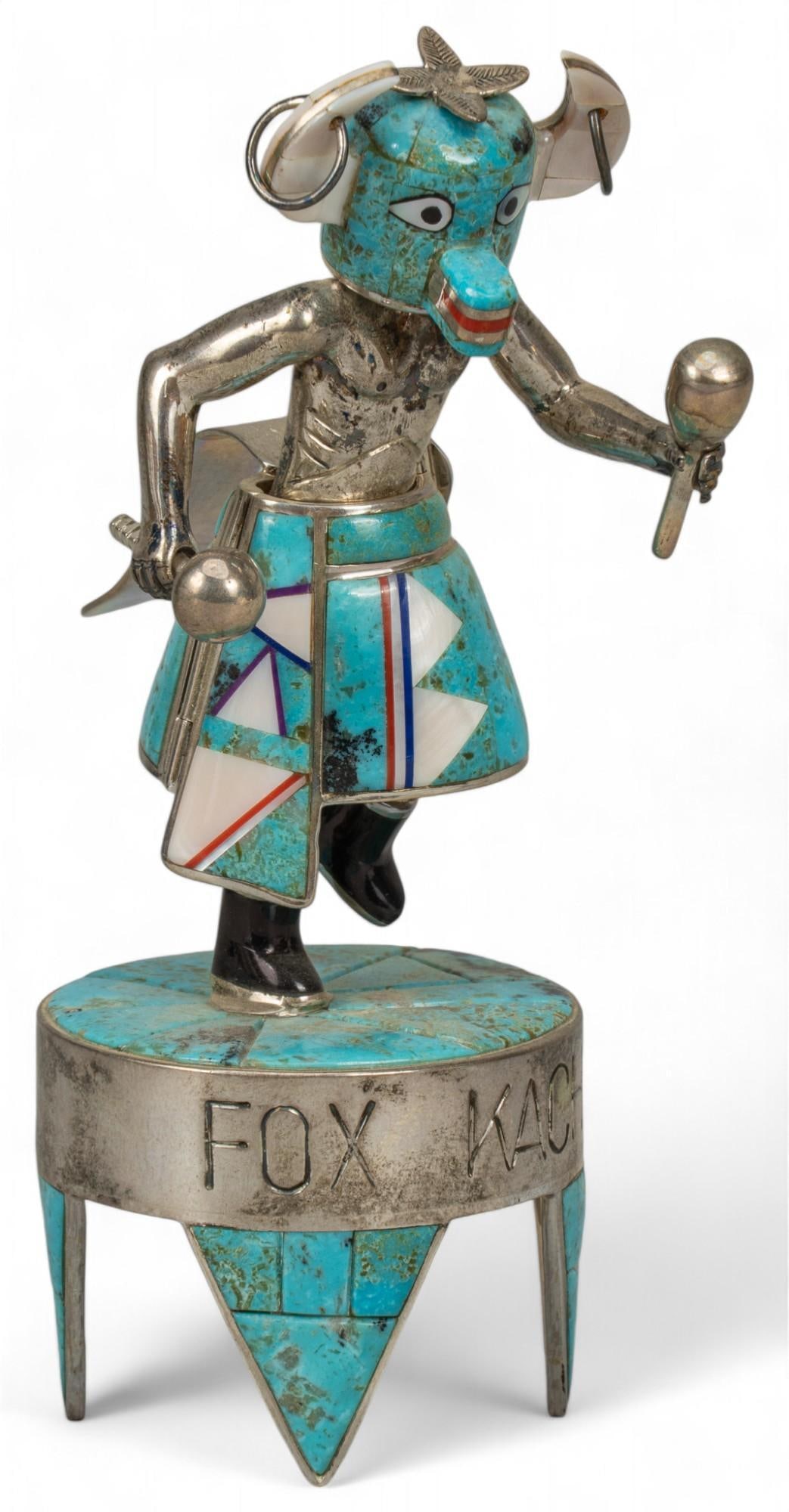 David Freeland Jr., "Fox" Sterling Kachina (1 of 12)
