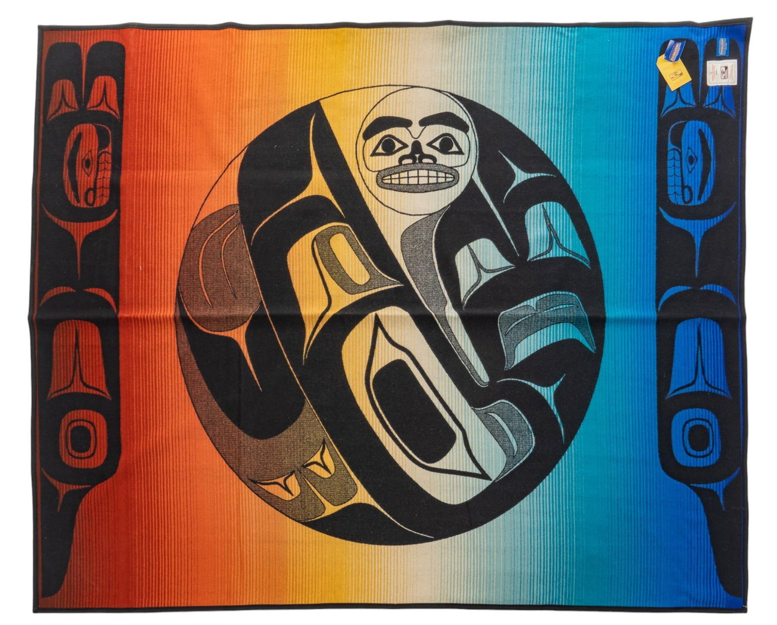 Preston Singletary / Pendleton, "Raven and the Box of Knowledge" Wool Blanket (1 of 6)