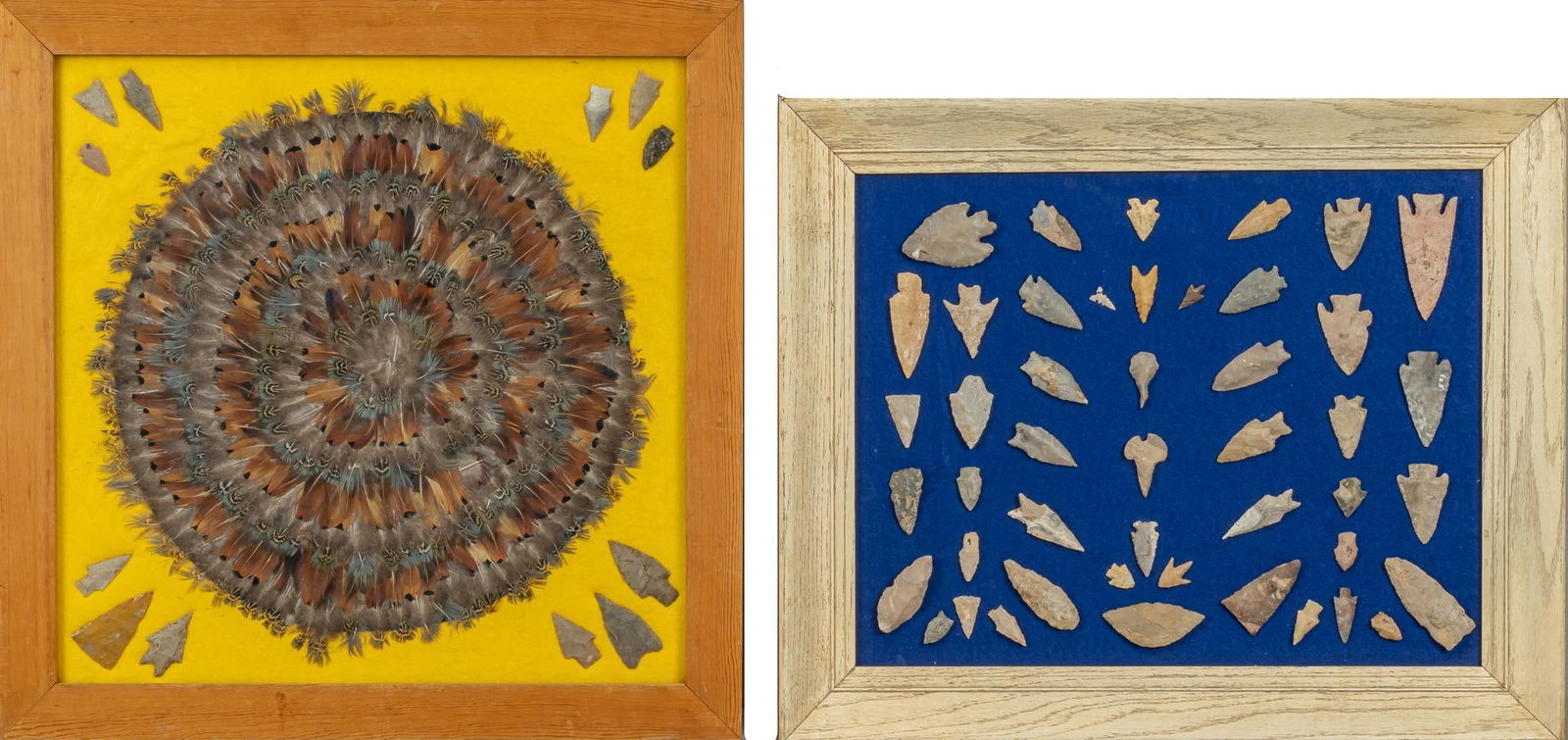 Pair of Framed Projectile Points (1 of 6)