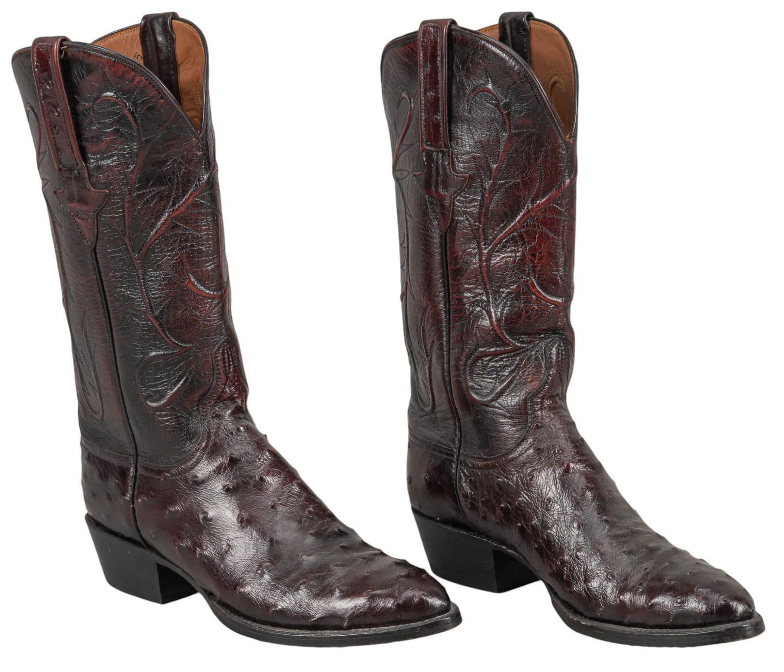 Pair of Lucchese Exotic Leather Cowboy Boots (1 of 9)