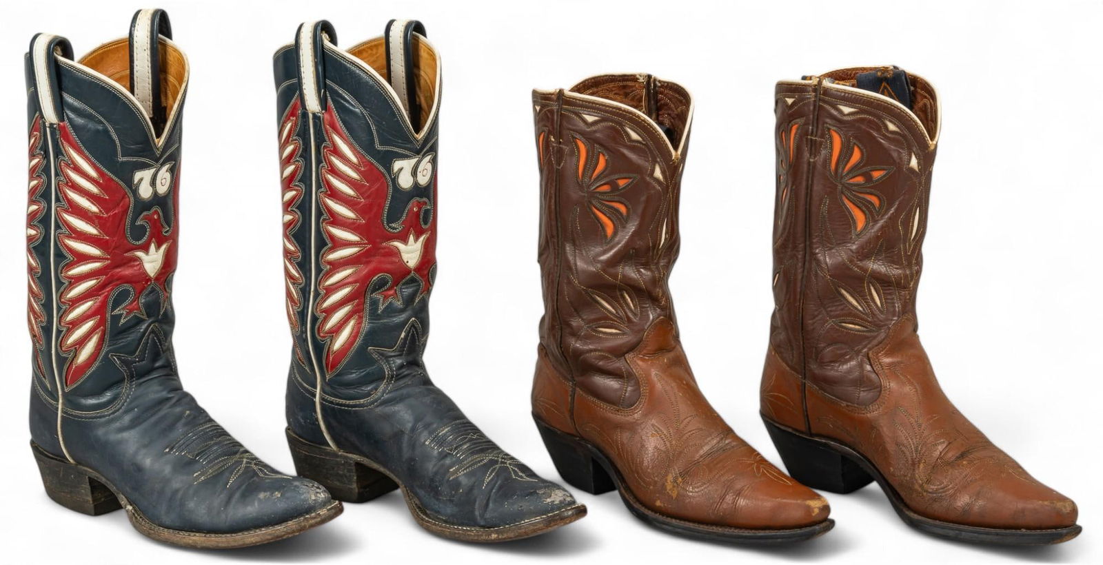 (2) Pairs of Cowboy Boots (1 of 13)