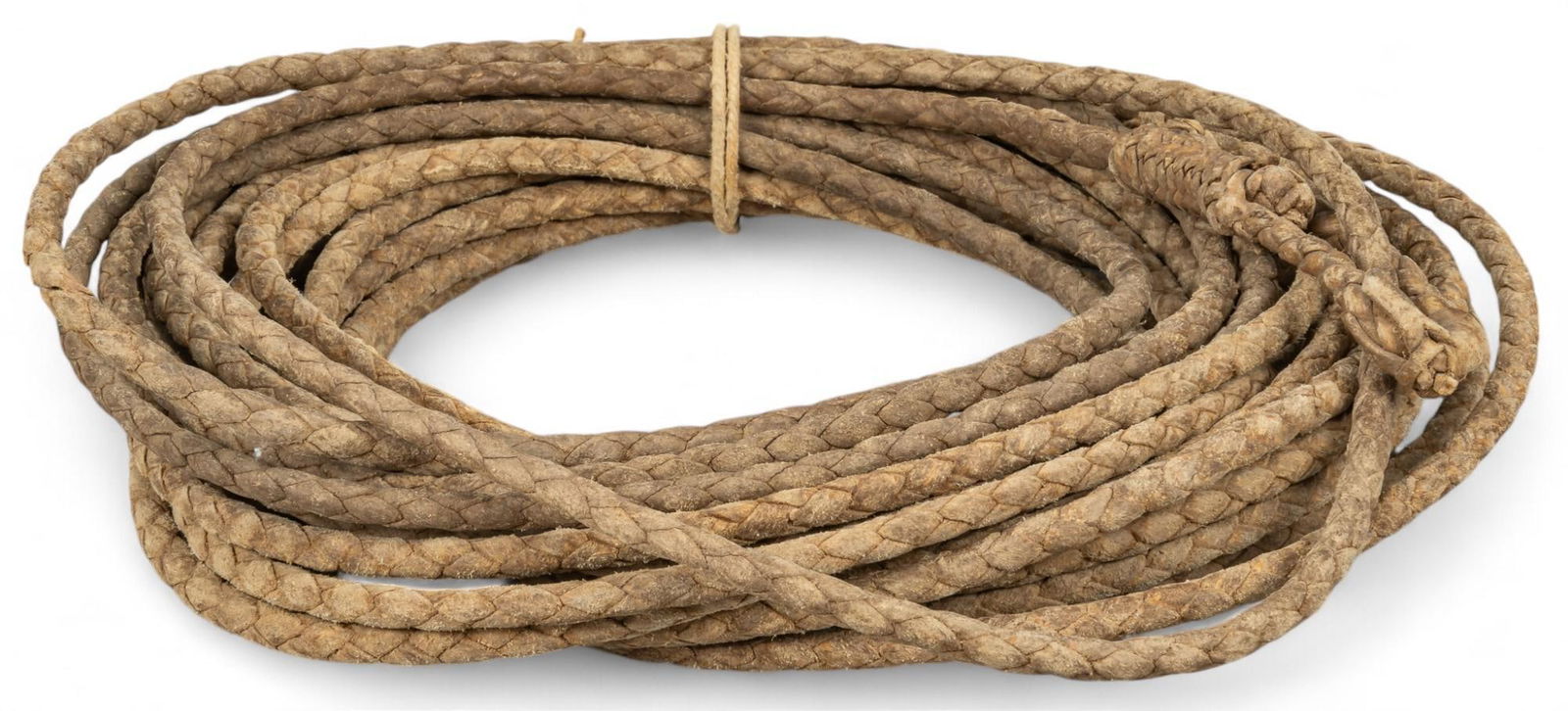 63-Foot Rawhide Braided Riata, C.1910s-1920s (1 of 5)