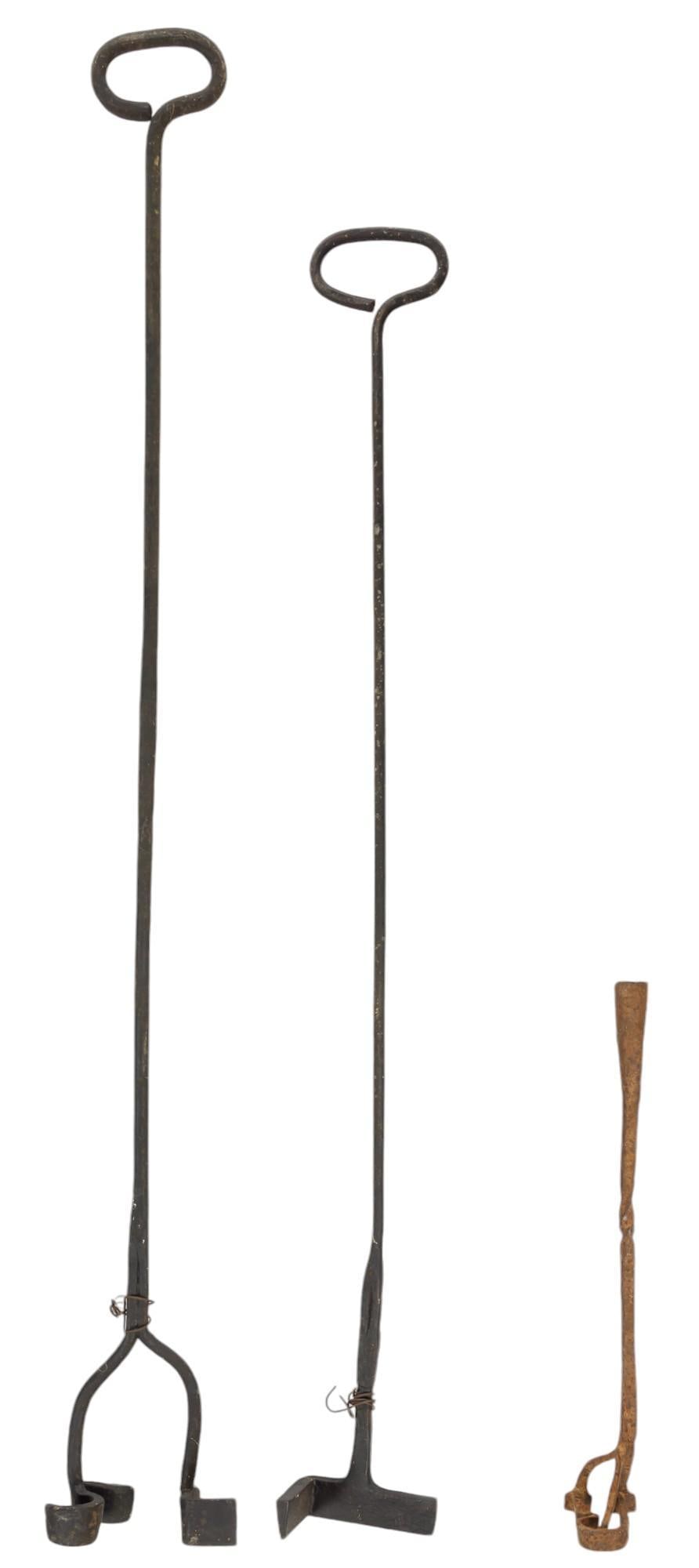 (3) Cattle Branding Irons, C. 1930s (1 of 9)
