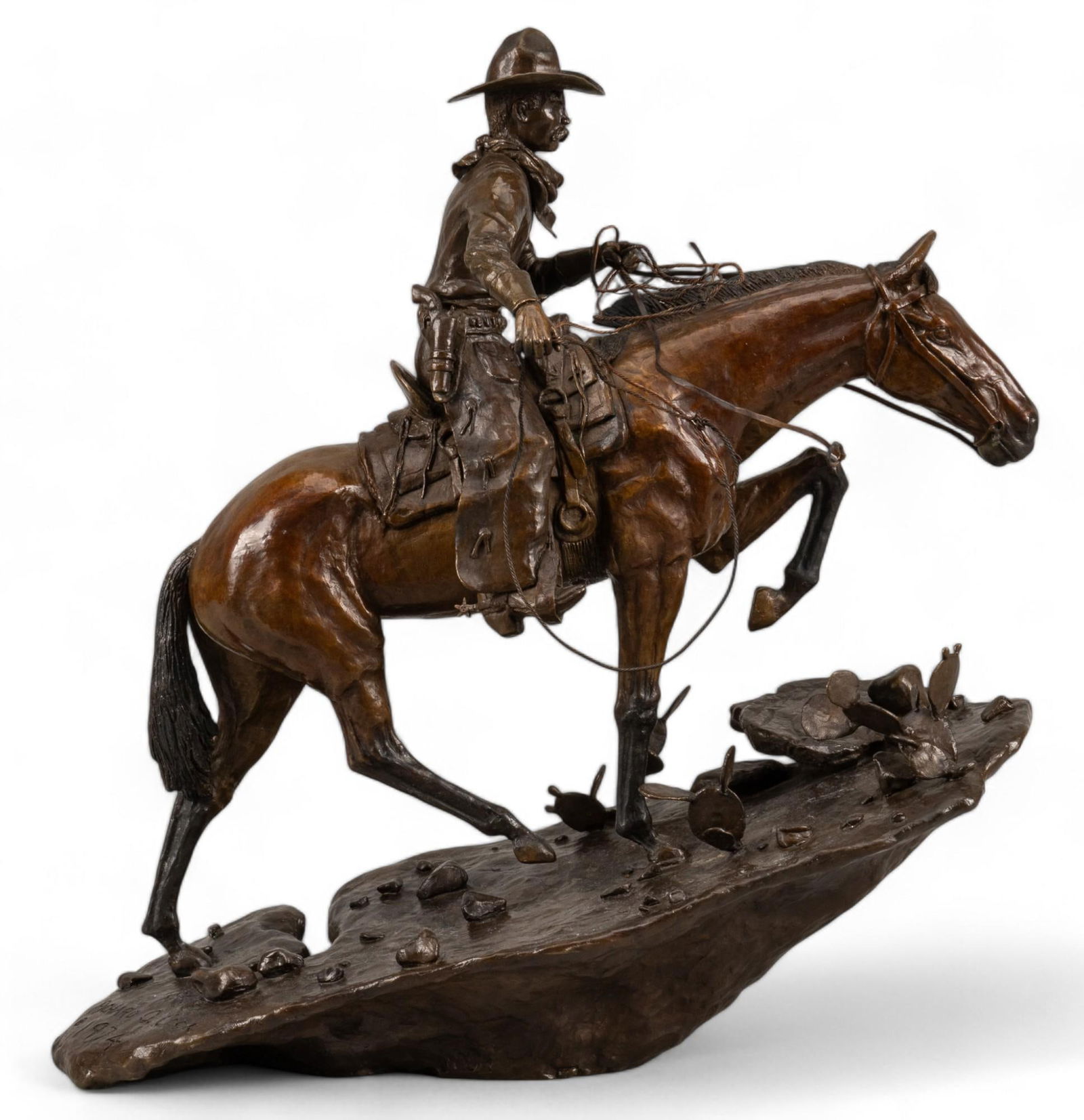 Richard Cook, Cowboy on Hillside, 1974 (1 of 9)