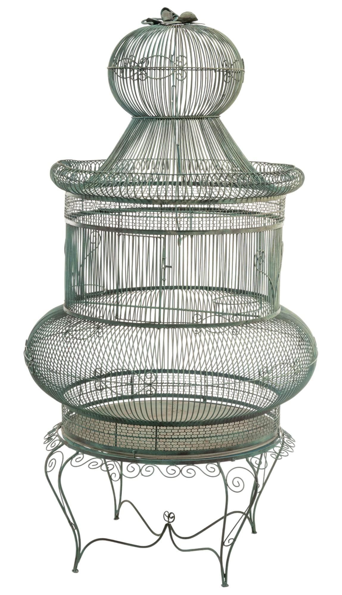 Vintage Iron Birdcage (1 of 6)