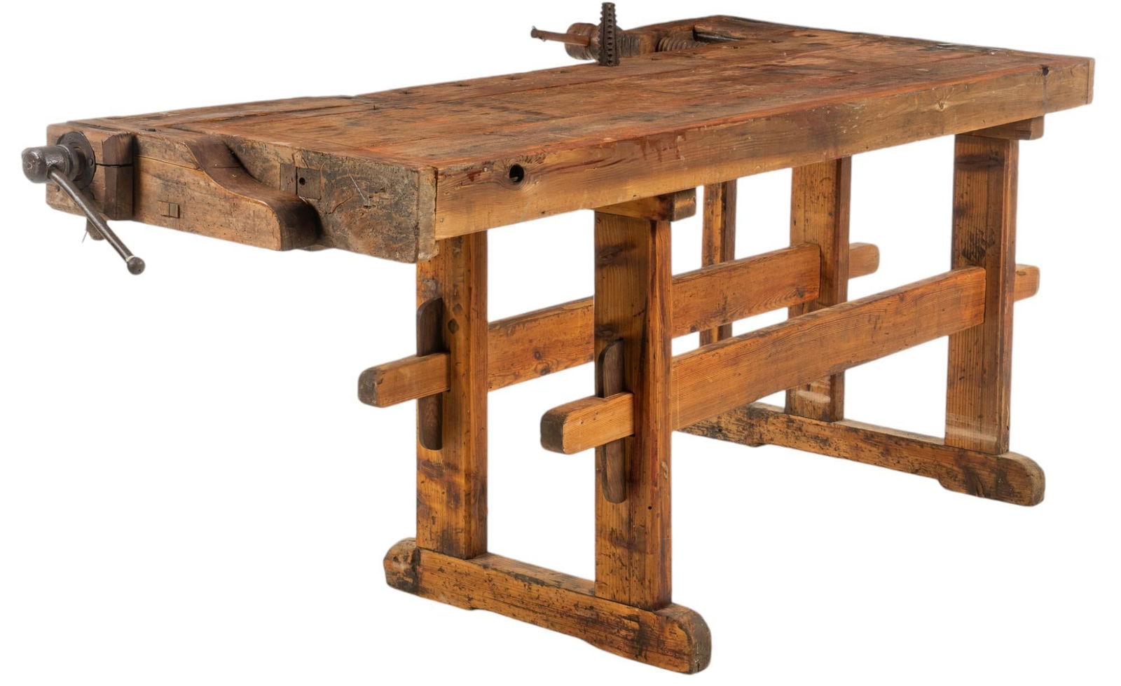 Rustic Carpenter's Work Bench (1 of 9)