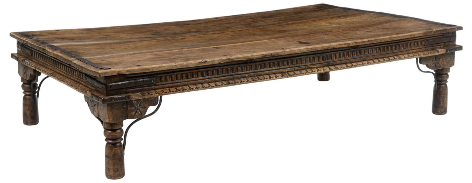 Carved Indian Low Table (1 of 6)