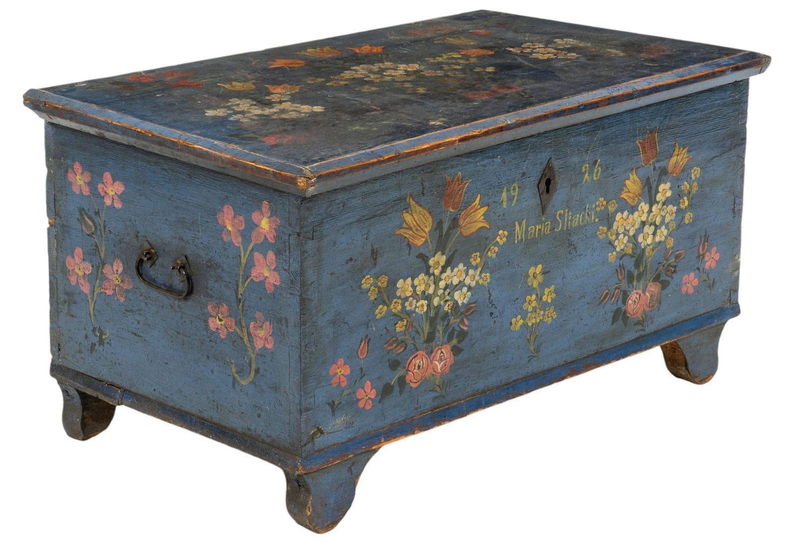 Painted Wedding Chest (1 of 13)