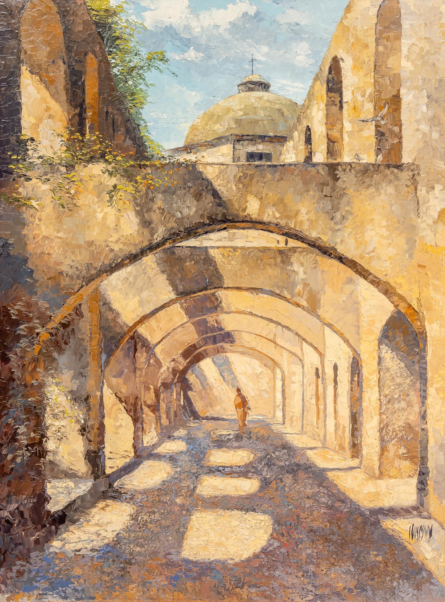 Robert Hamman, "San Jose Cloister" (1 of 5)
