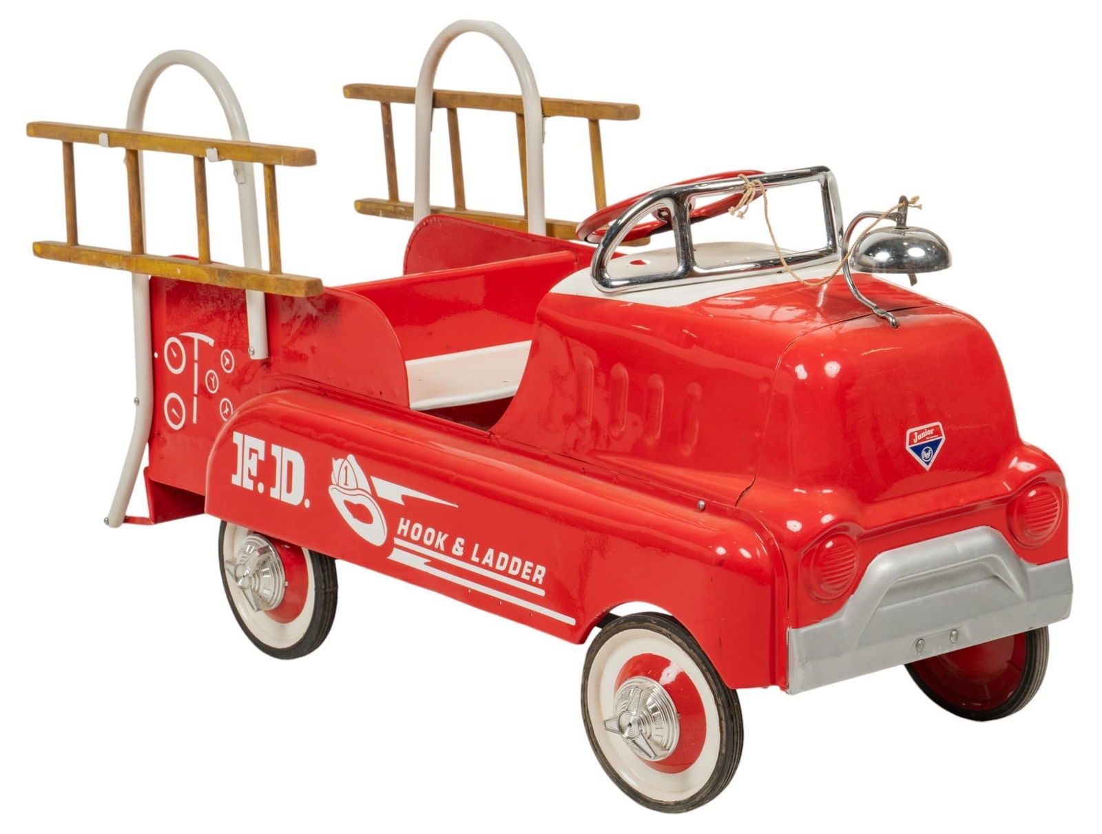 Restored AMF GMC Hook & Ladder Pedal Fire Truck (1 of 11)