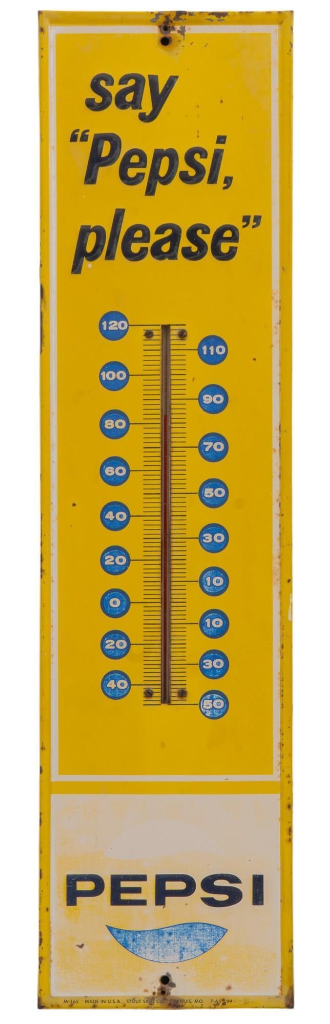 Vintage Pepsi Cola Thermometer (1 of 6)