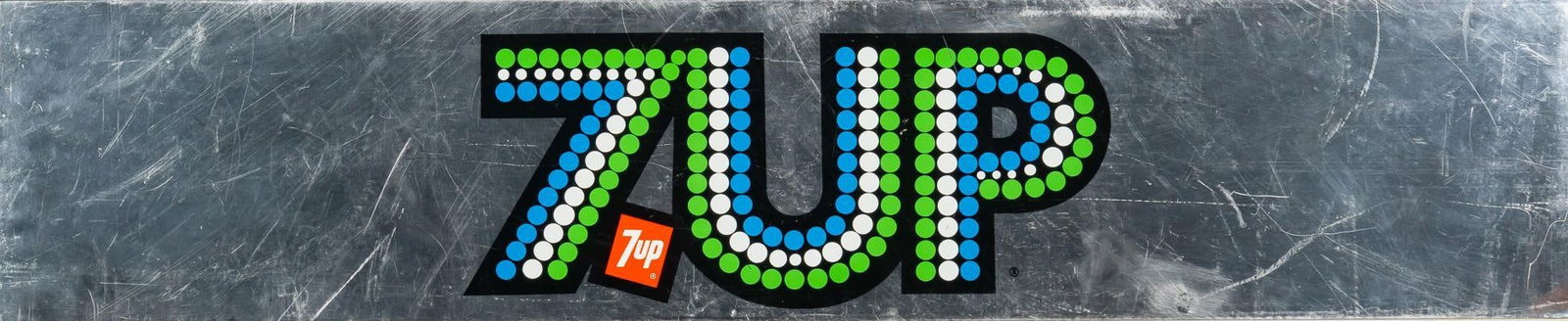 Reflective 7-Up Advertising Sign (1 of 4)