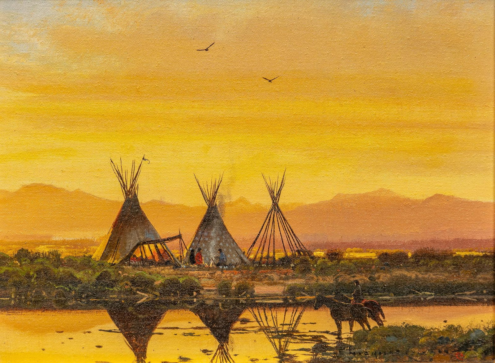 Nicholas Coleman, Teepee Encampment (1 of 5)