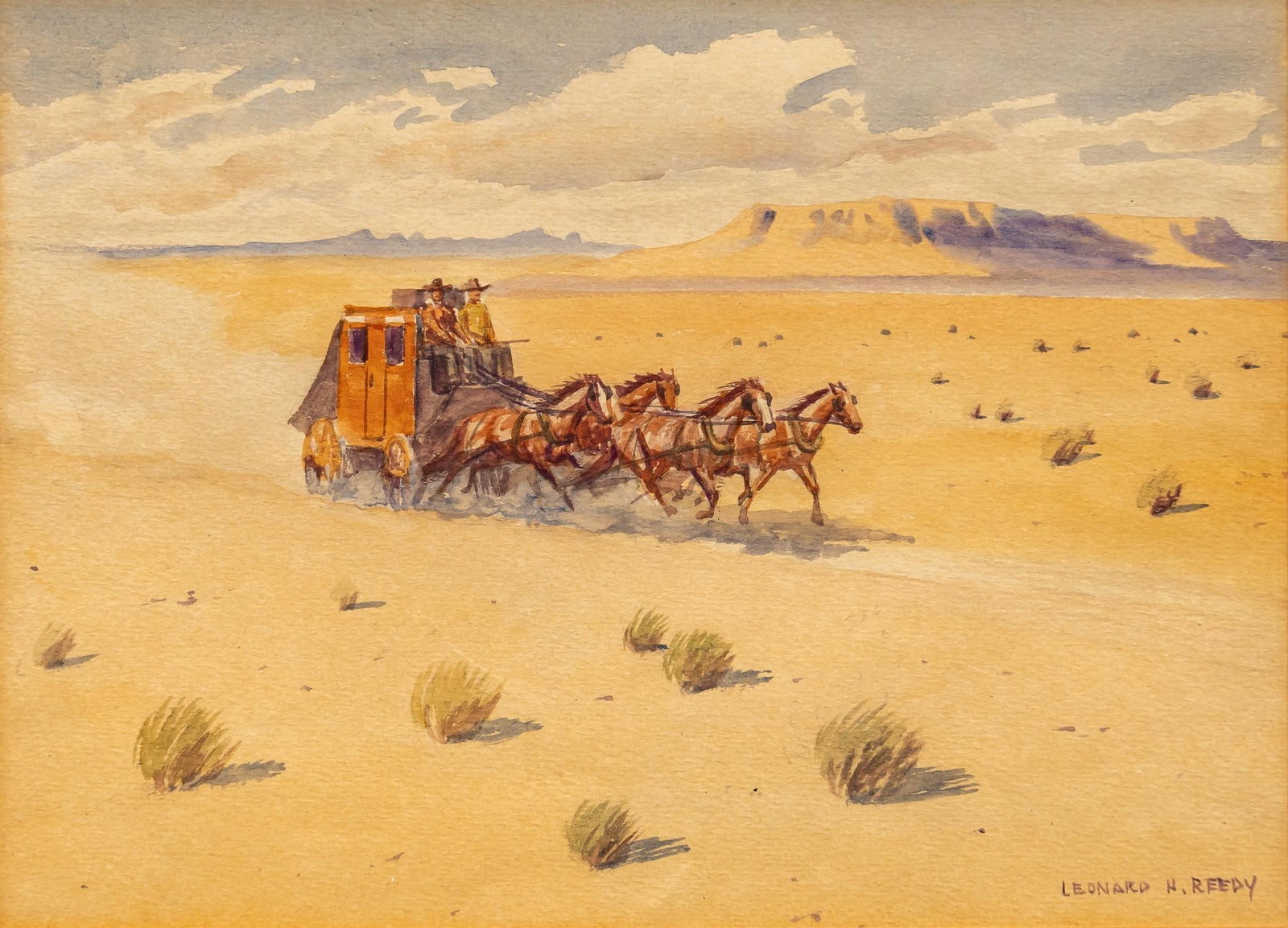 Leonard Reedy, Stagecoach Scene (1 of 5)